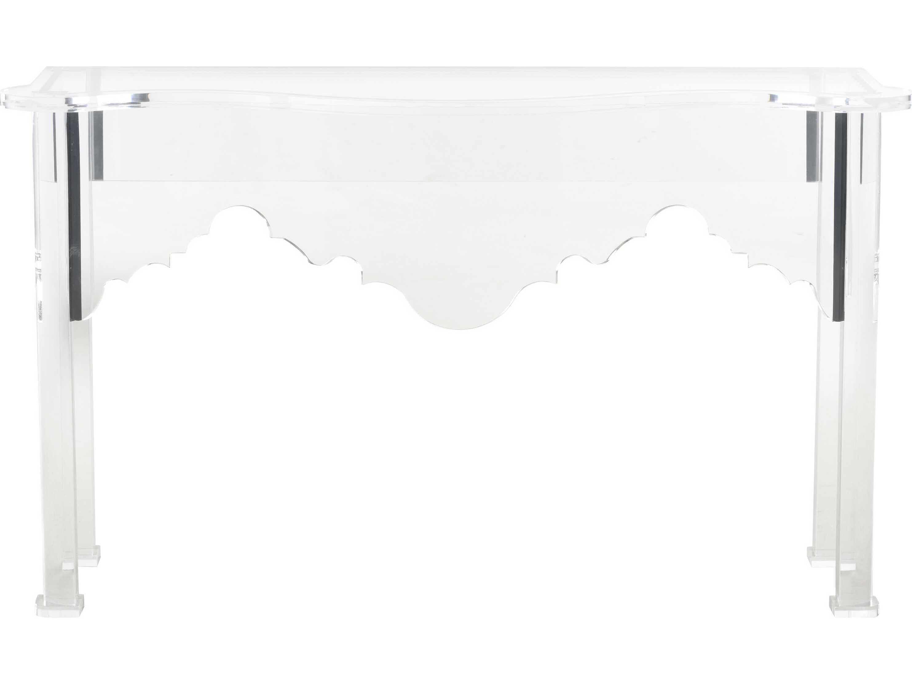 Chelsea House Jamie Merida Acrylic Clear Kensington Console Table
