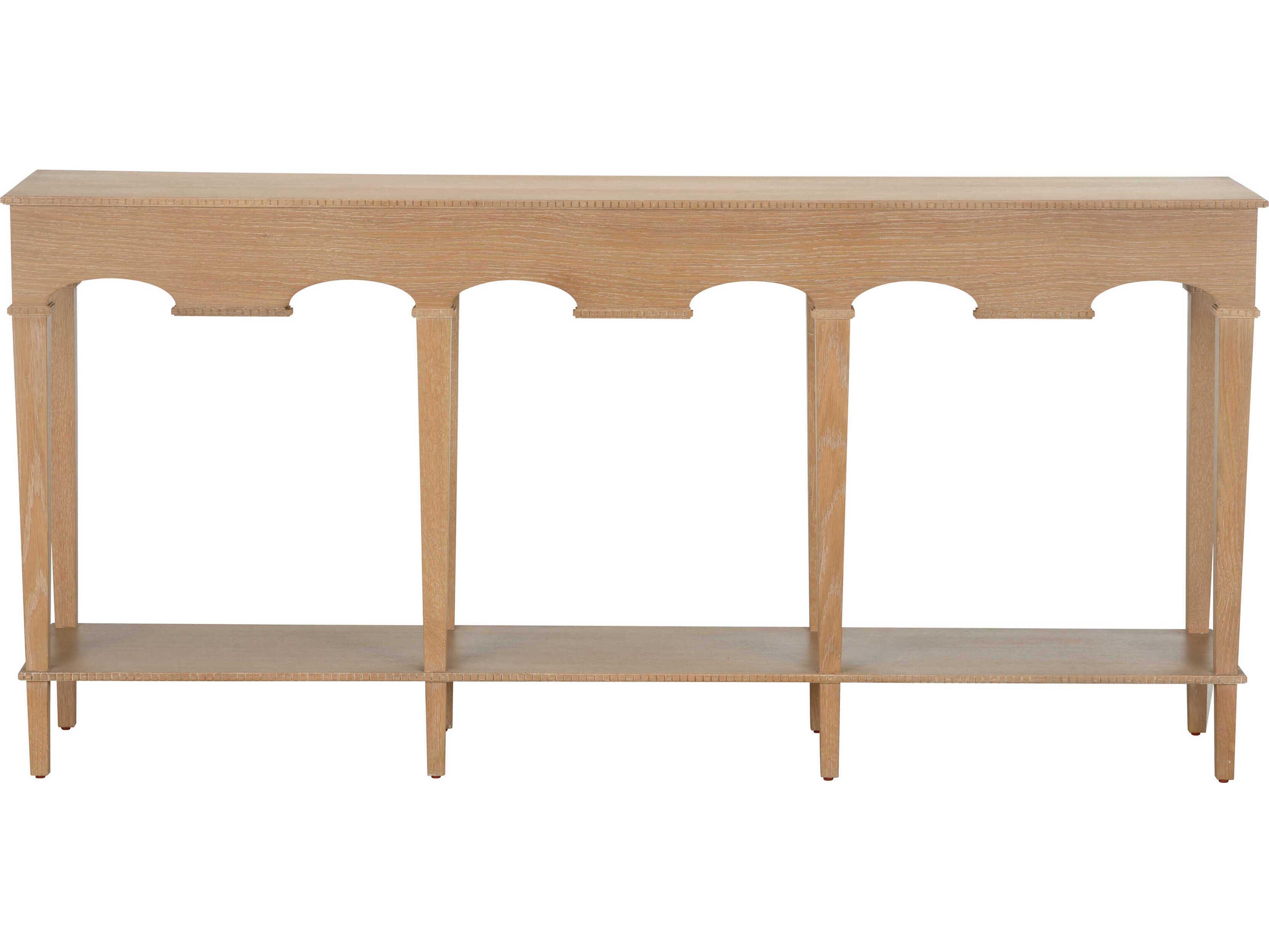 Chelsea House Jamie Merida Rectangular Wood Oak Oslo Console Table
