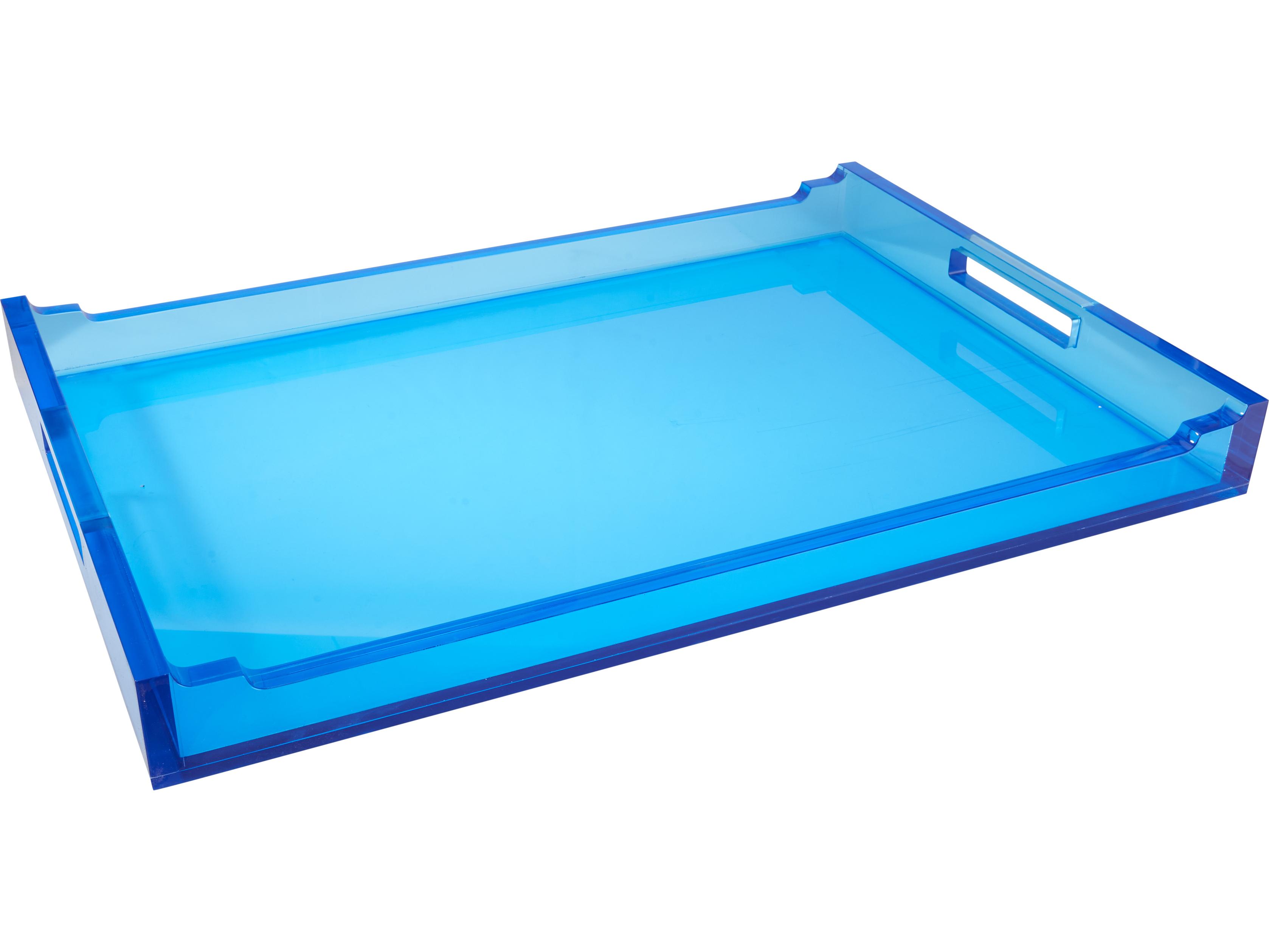 Chelsea House Shayla Copas Blue Serving Tray