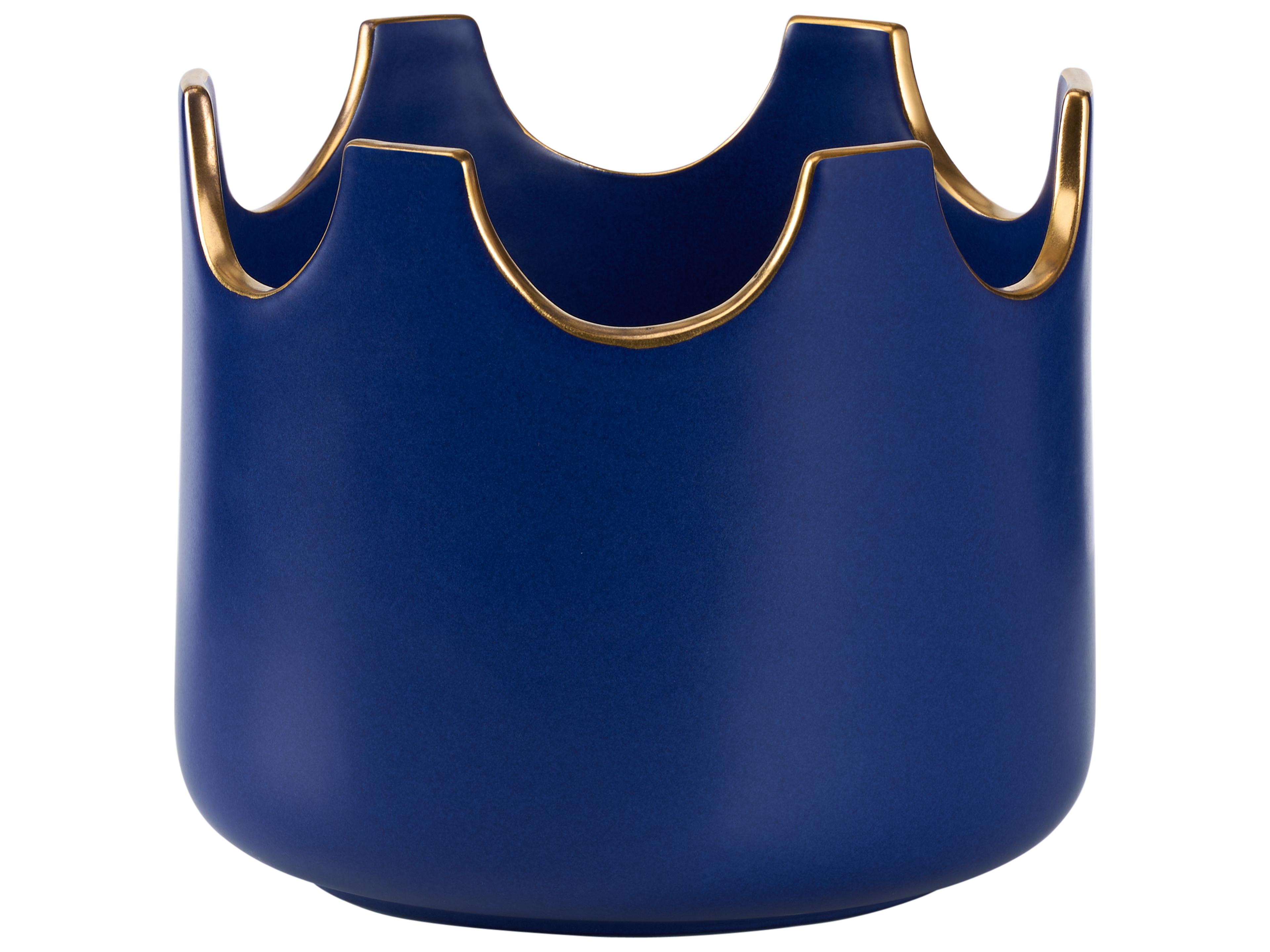 Chelsea House Blue Gold Decorative Accent