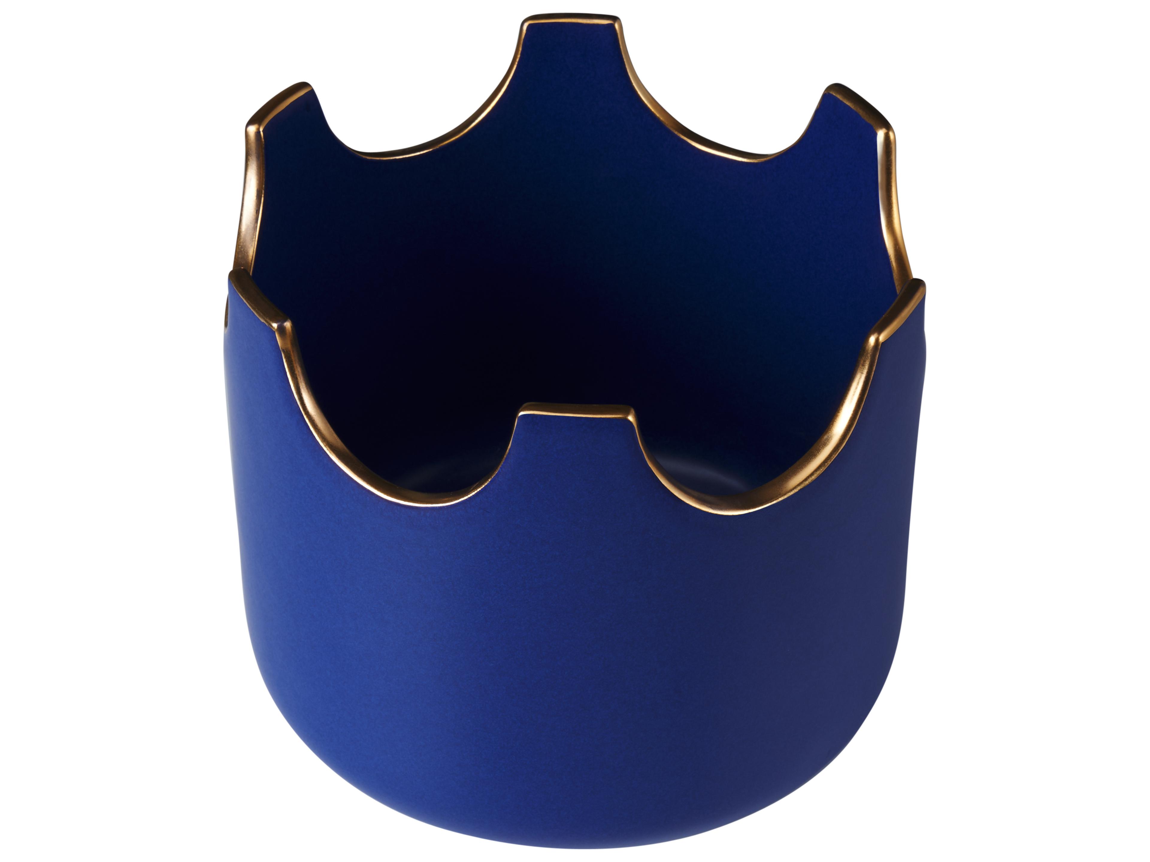 Chelsea House Blue Gold Decorative Accent