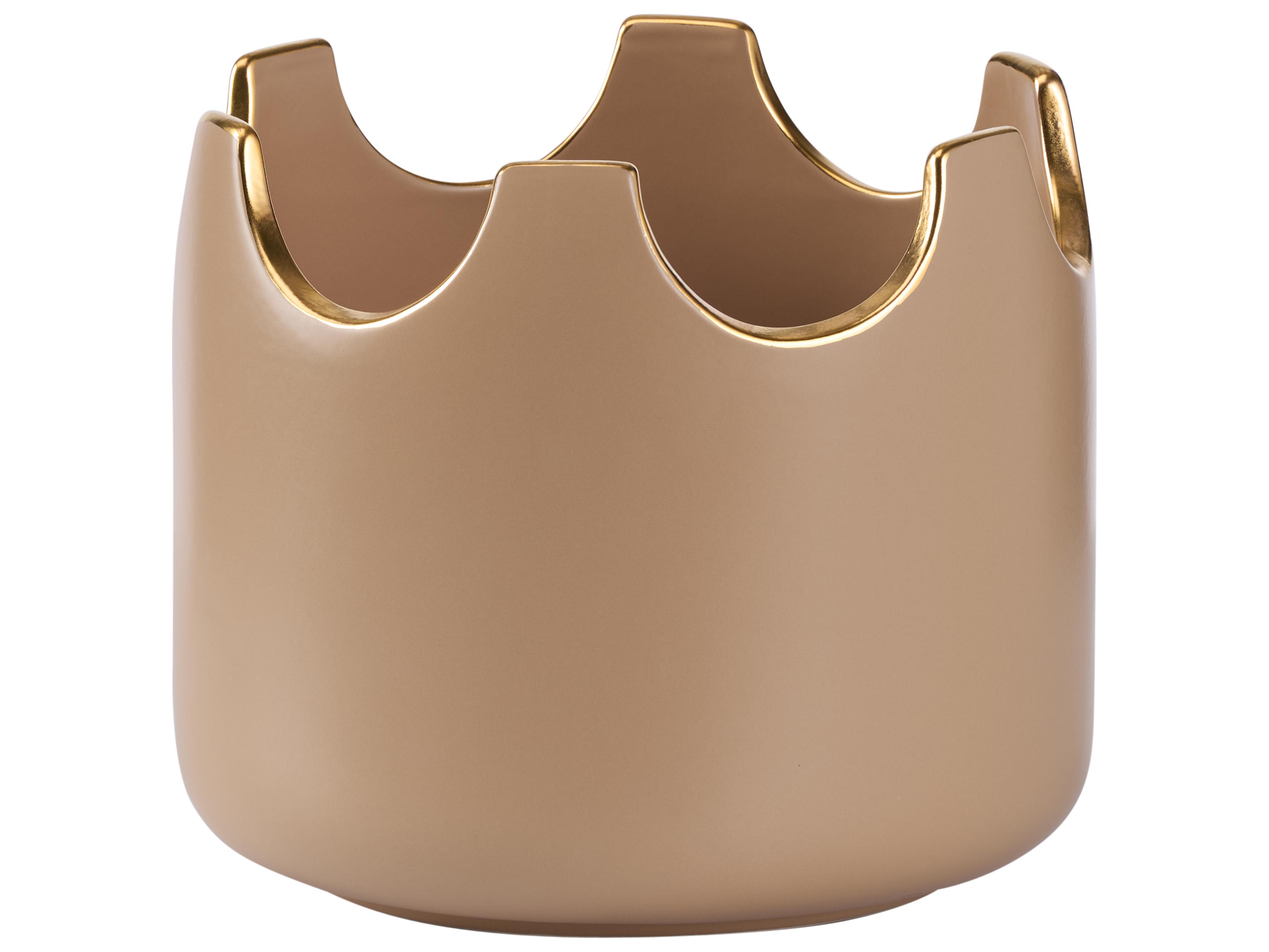 Chelsea House Mark Ross Taupe Gold Decorative Accent