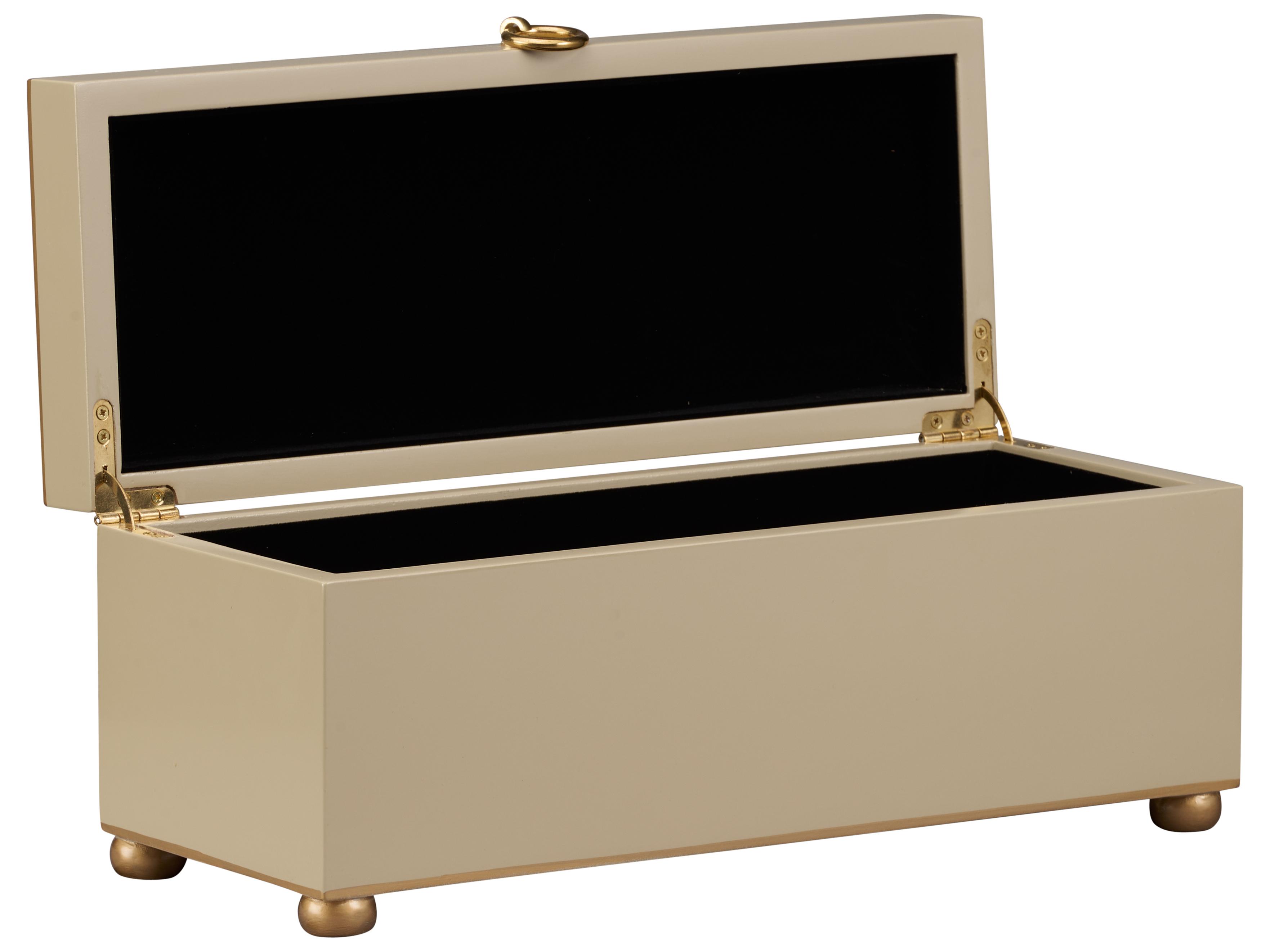 Chelsea House Shayla Copas Taupe Gold Storage Case