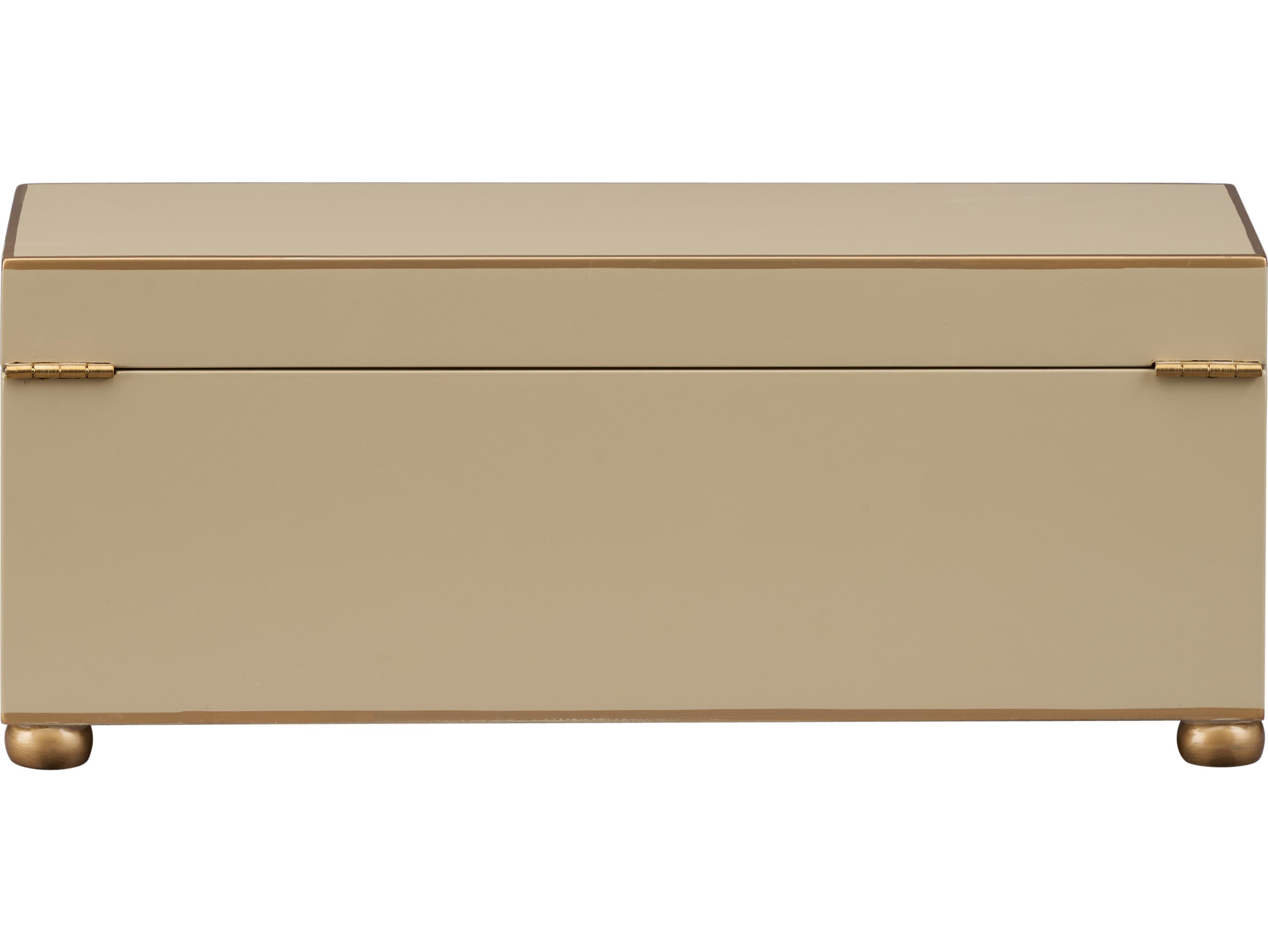 Chelsea House Shayla Copas Taupe Gold Storage Case