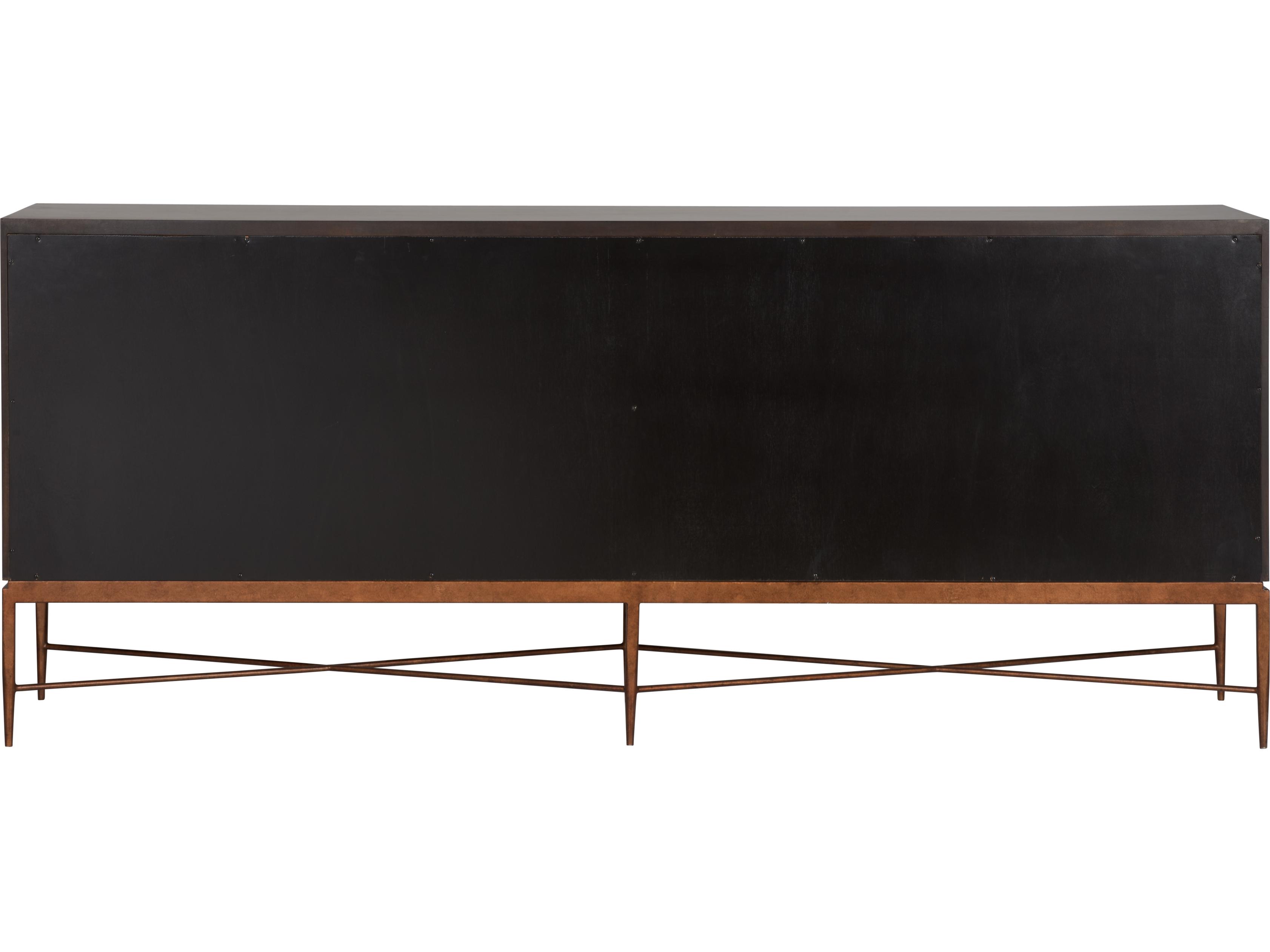 Chelsea House Jamie Merida 84" Natural Brown Bronze Sideboard