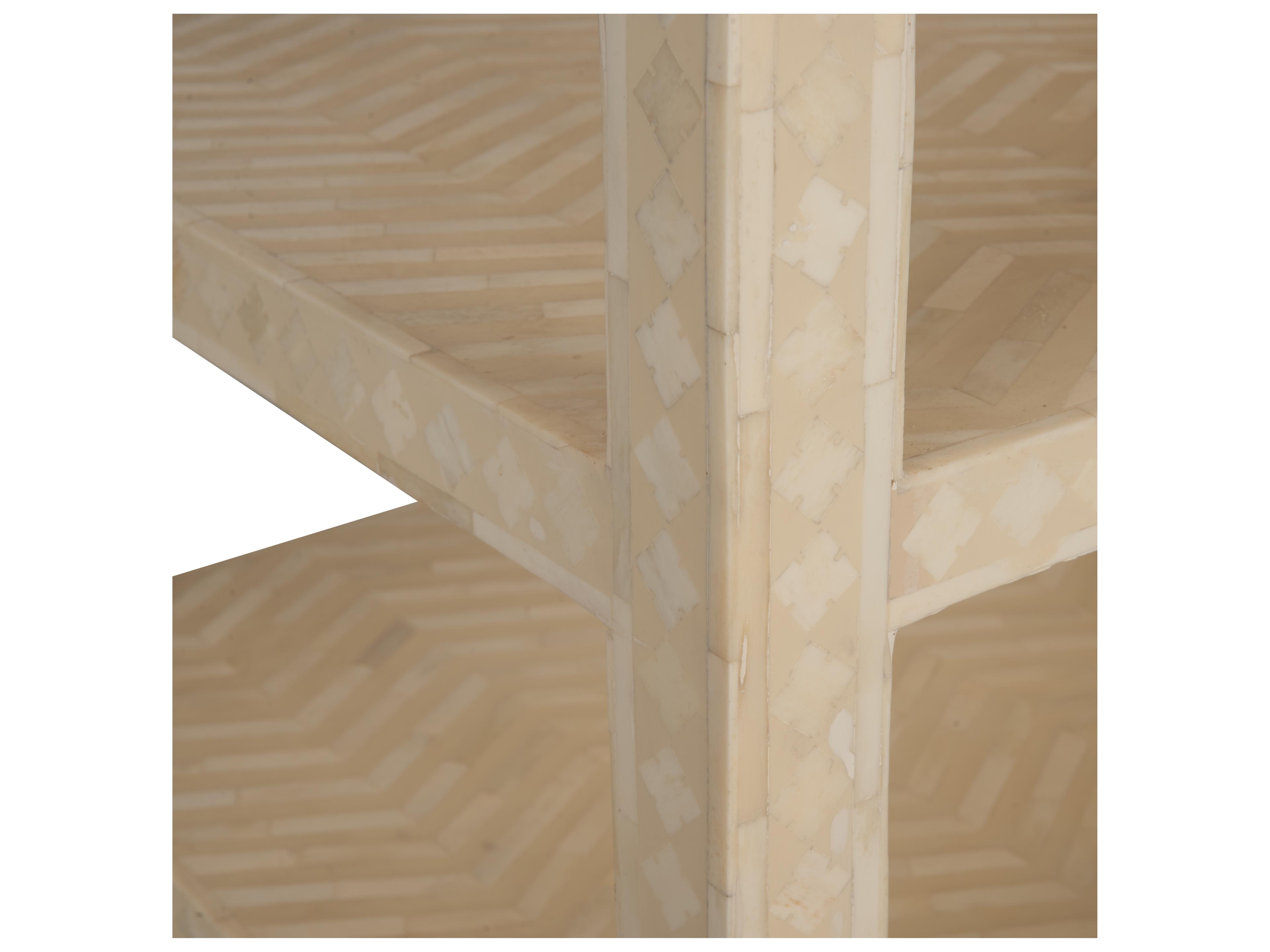 Chelsea House Rectangular Wood Natural White End Table