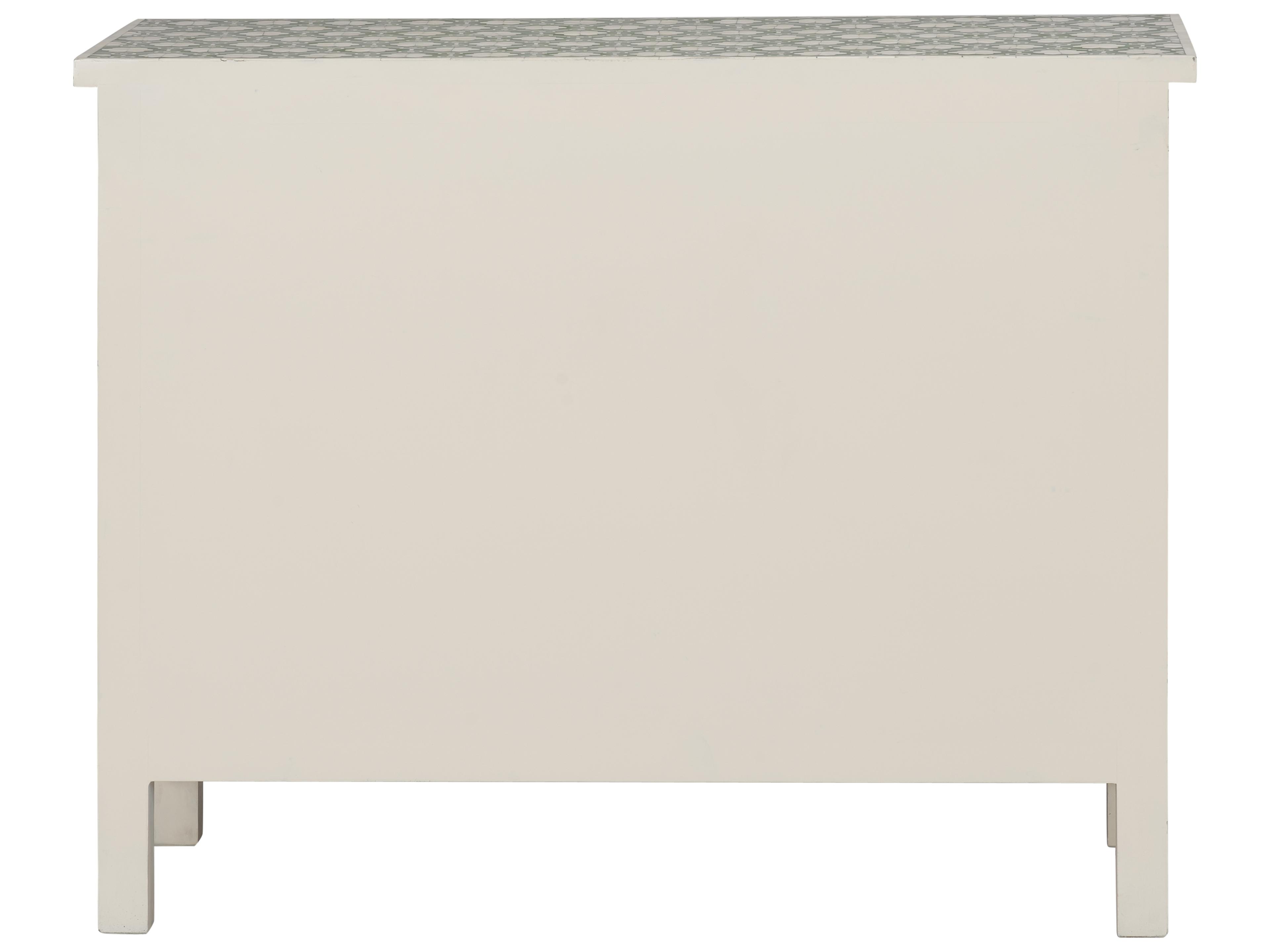 Chelsea House Mark Ross Green White Accent Chest