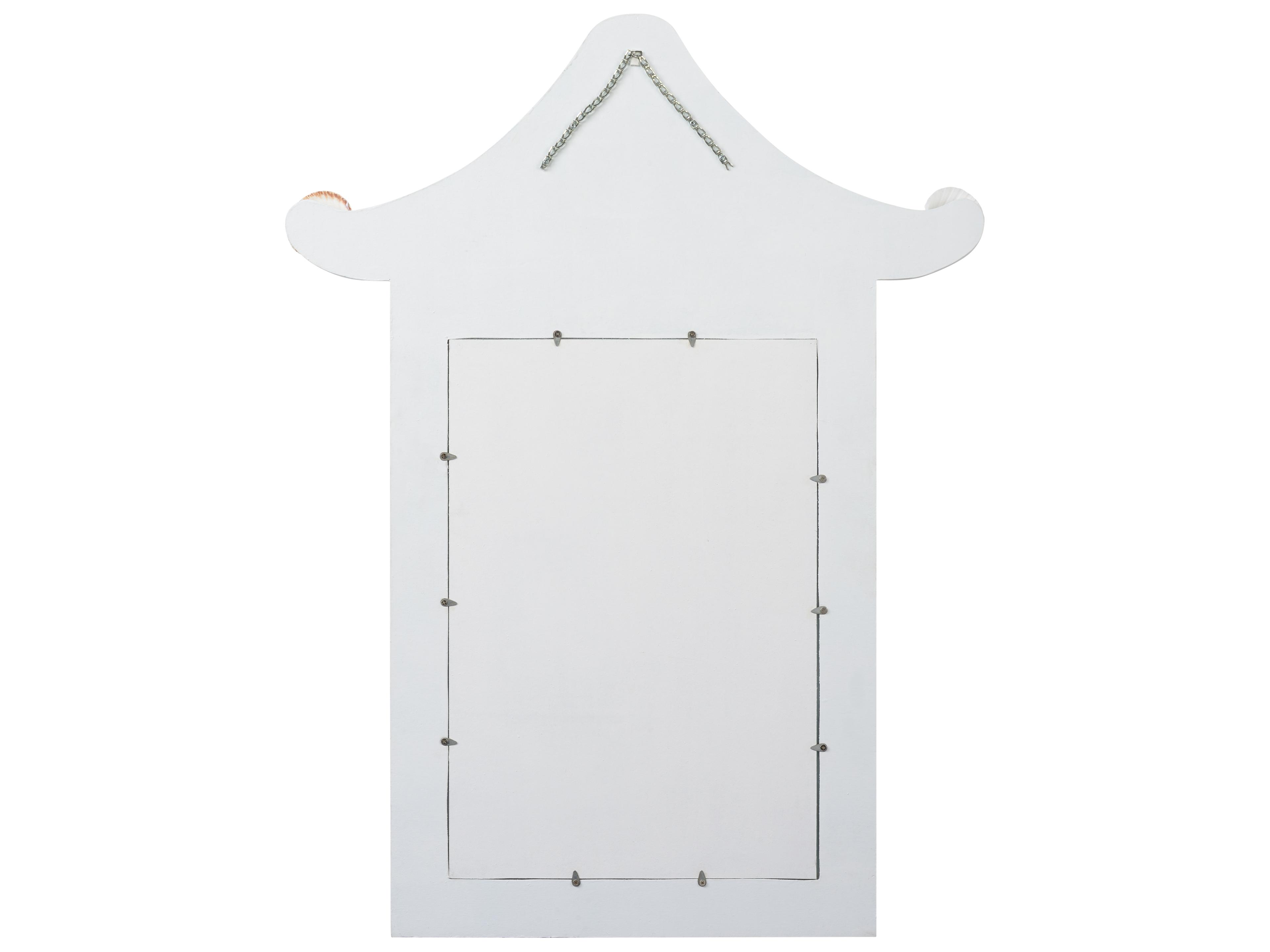 Chelsea House Bill Cain Natural White Clear Plain Wall Mirror Vertical