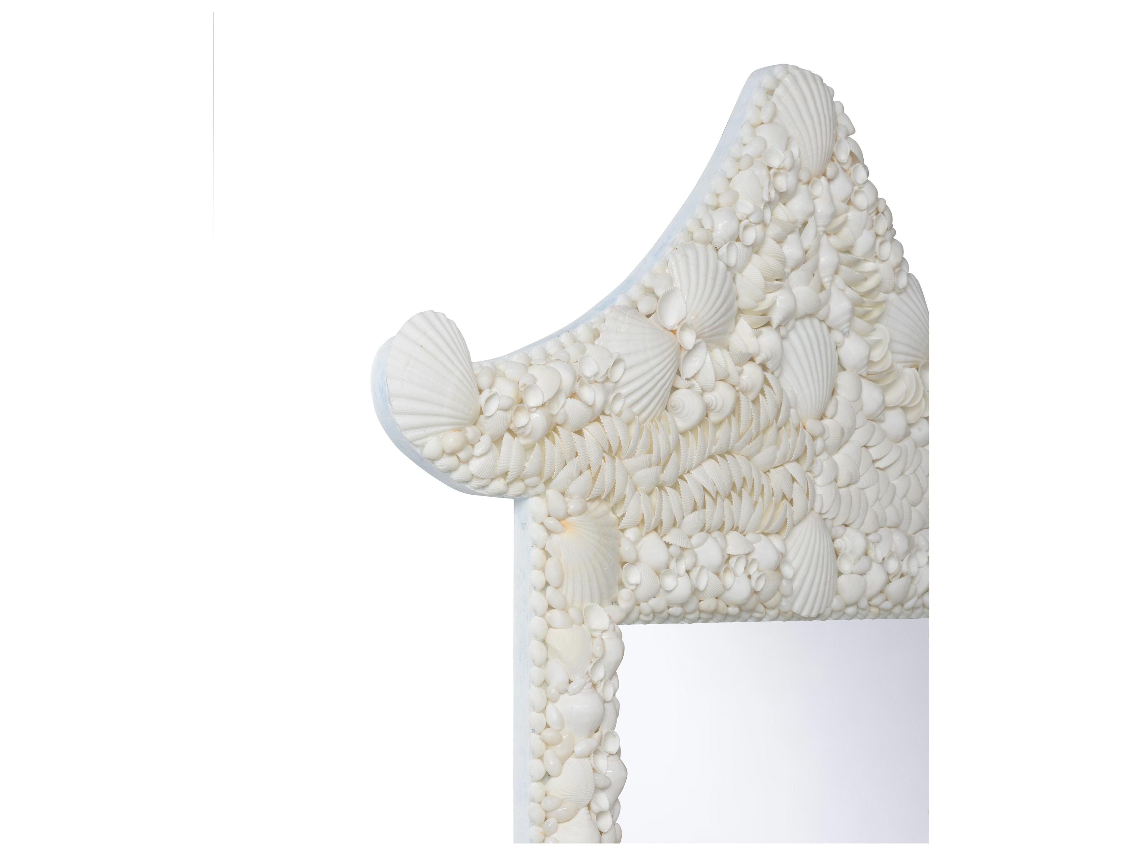 Chelsea House Bill Cain Natural White Clear Plain Wall Mirror Vertical