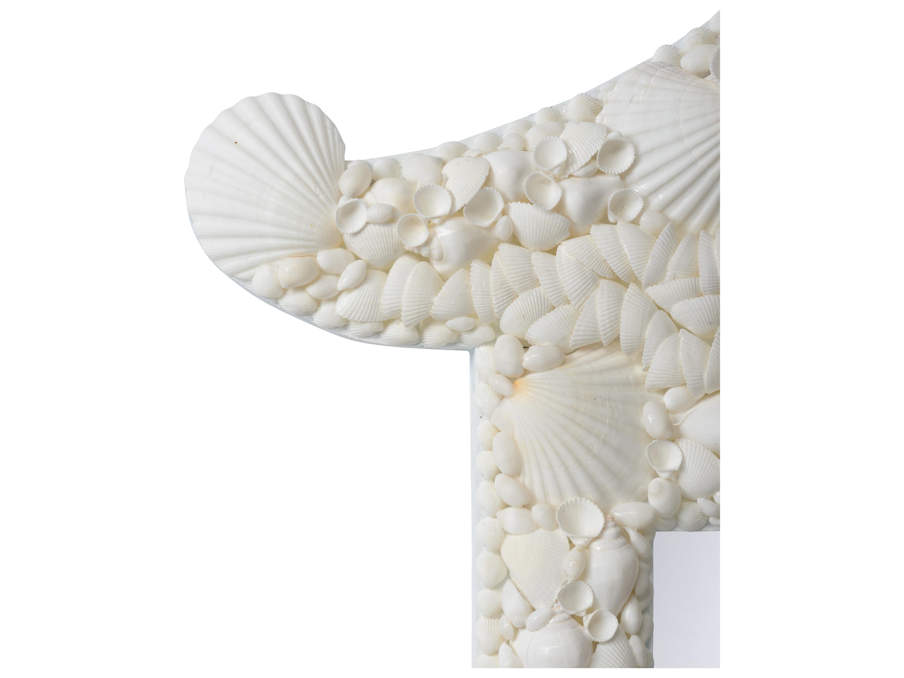 Chelsea House Bill Cain Natural White Clear Plain Wall Mirror Vertical