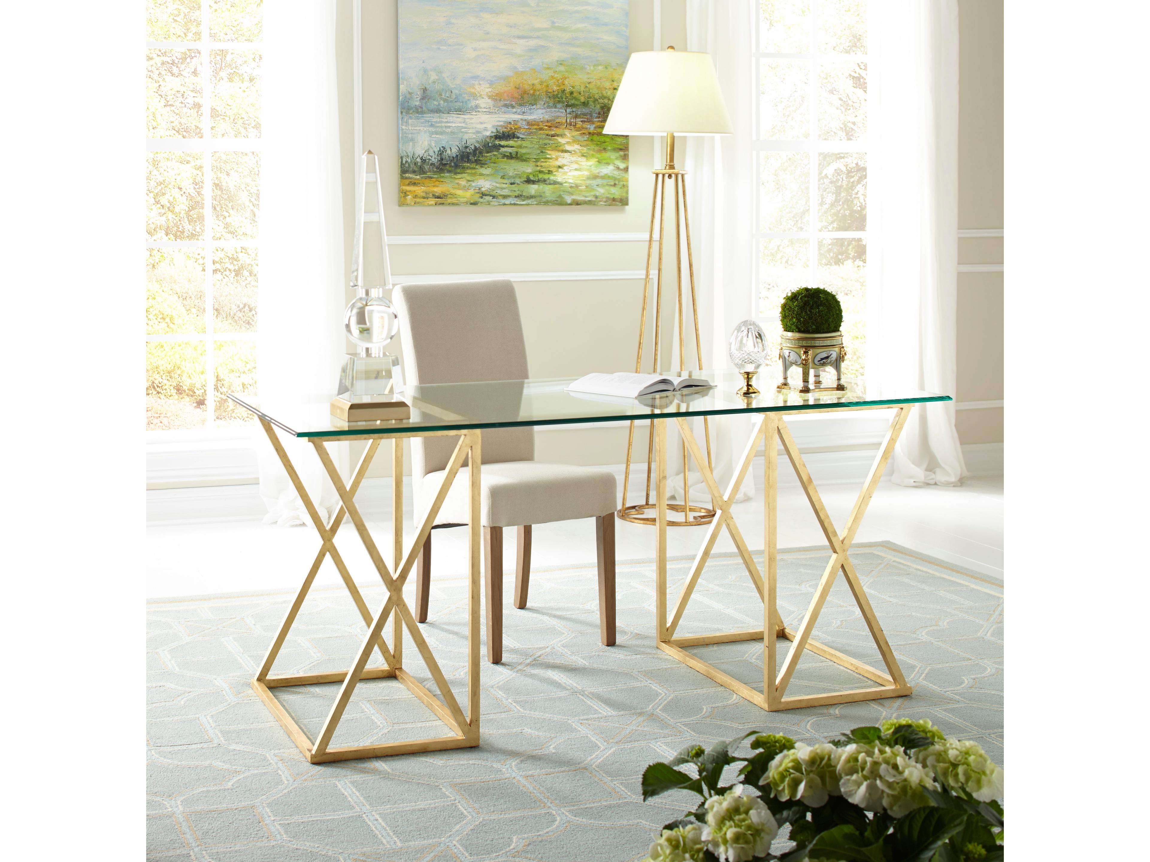 Chelsea House Lisa Kahn Gilt Writing Desk