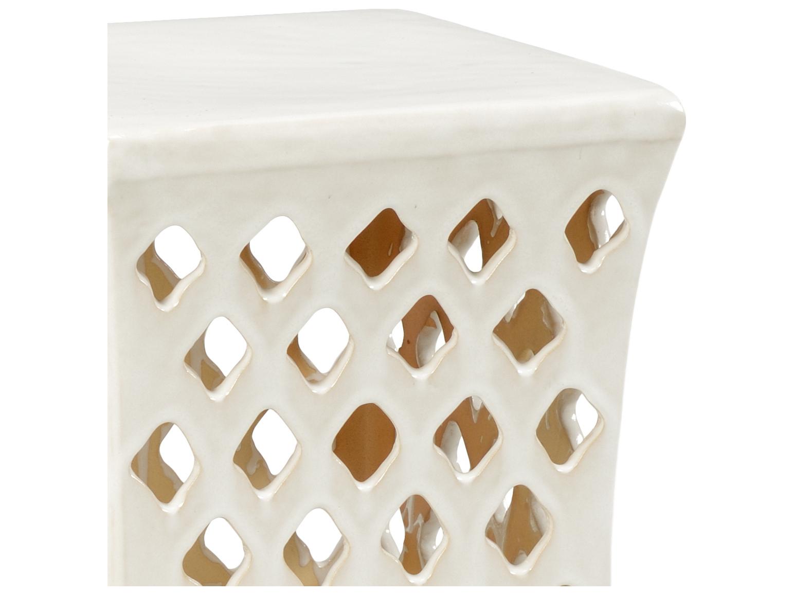 Chelsea House White Accent Stool