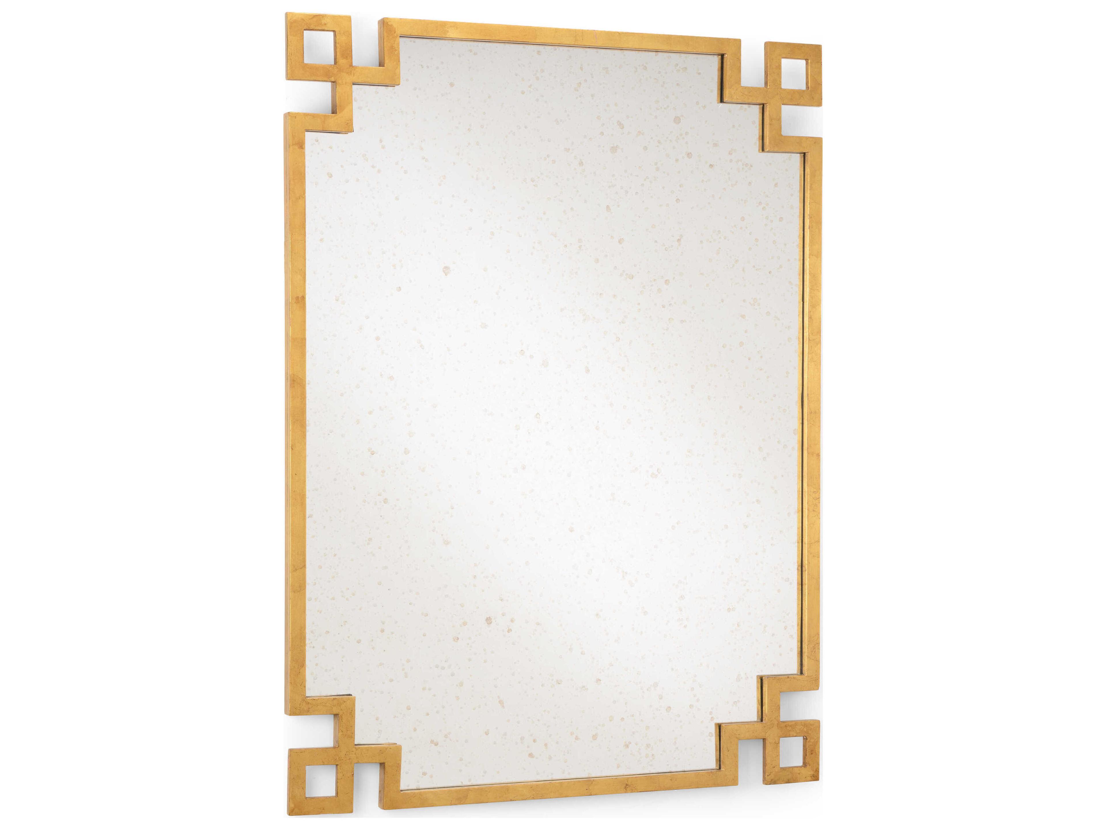 Chelsea House Lisa Kahn Parquetry Mirror - Gold