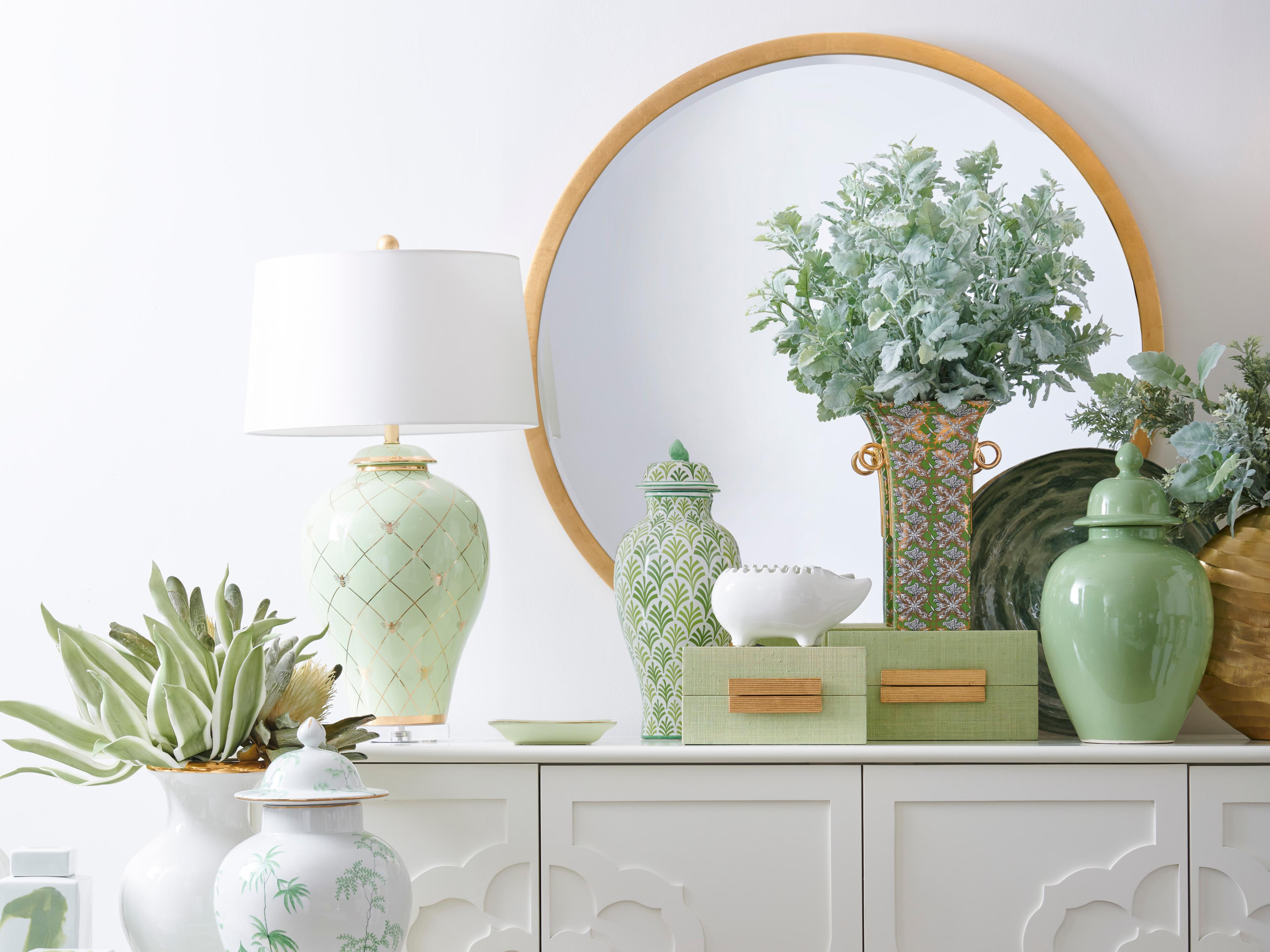 Chelsea House Large Round Mirror - Gold