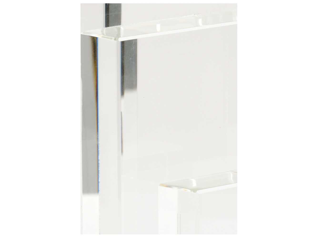 Chelsea House Clear Crystal Bookends