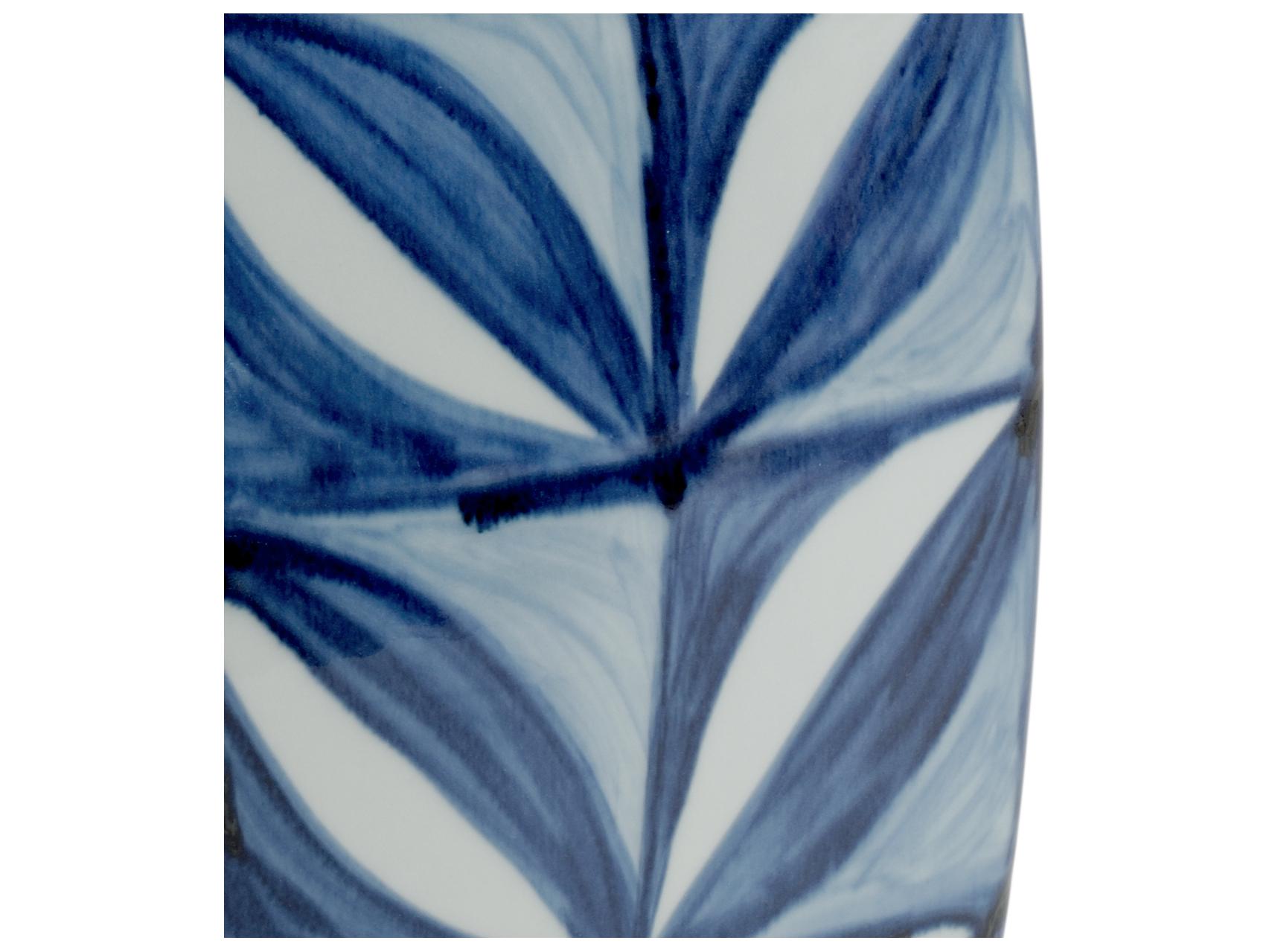 Chelsea House Blue White Accent Stool