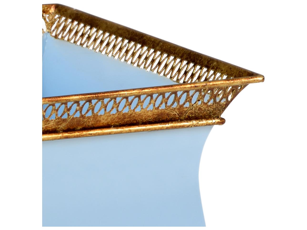 Chelsea House Bill Cain French Tole Planter - Blue