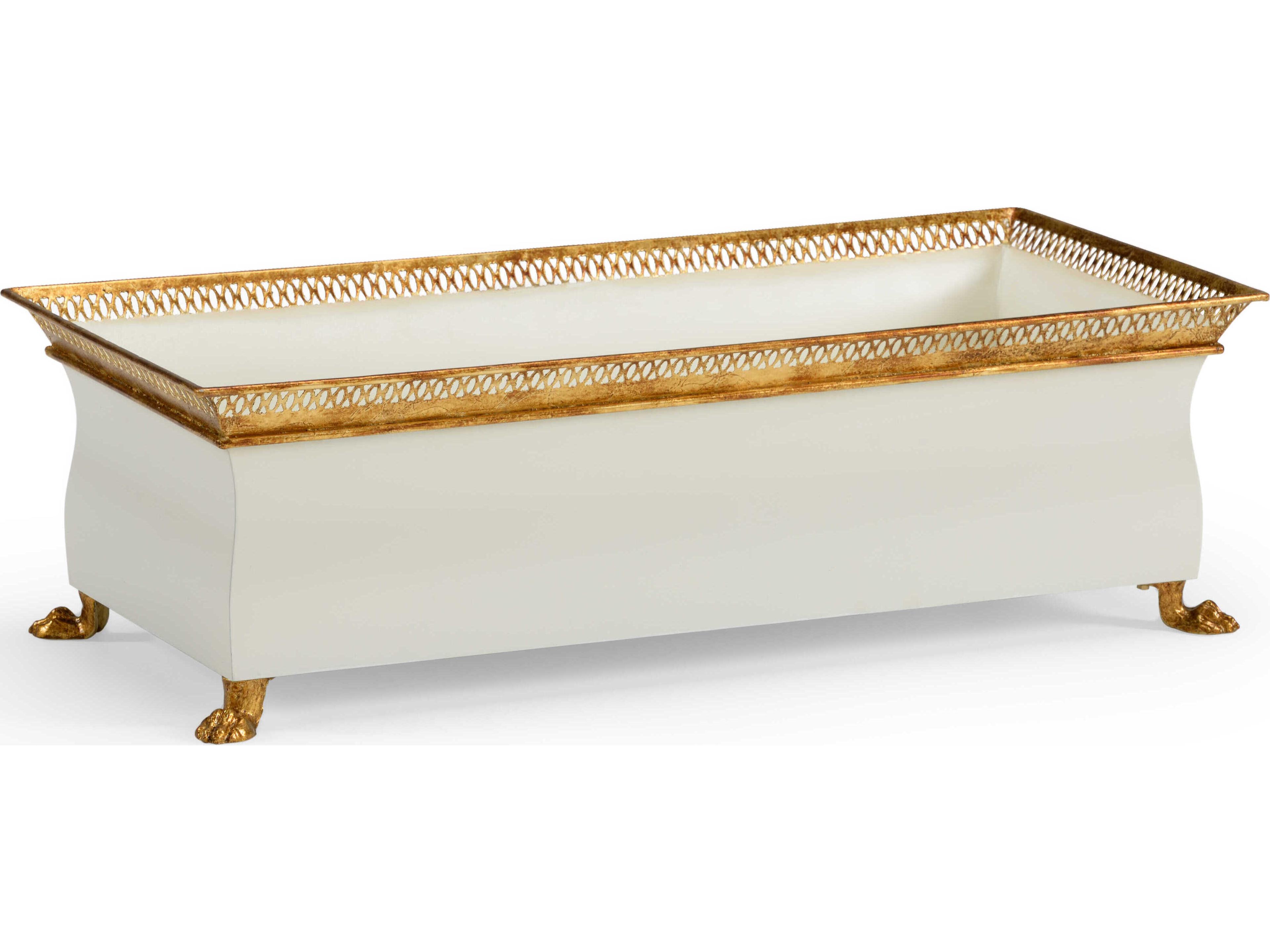 Chelsea House Bill Cain French Tole Planter - Cream