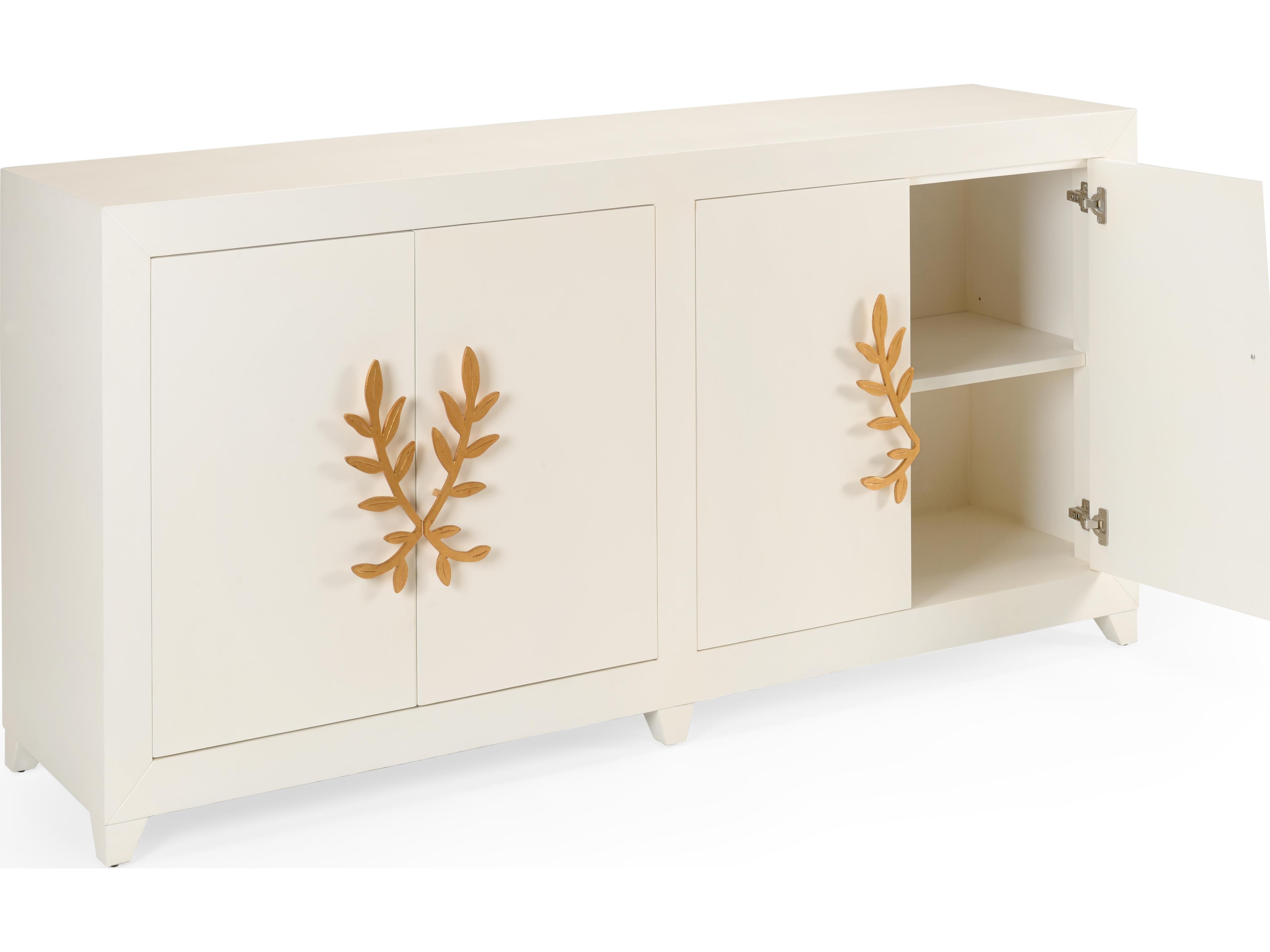 Chelsea House Claire Bell Longleaf Cabinet - White