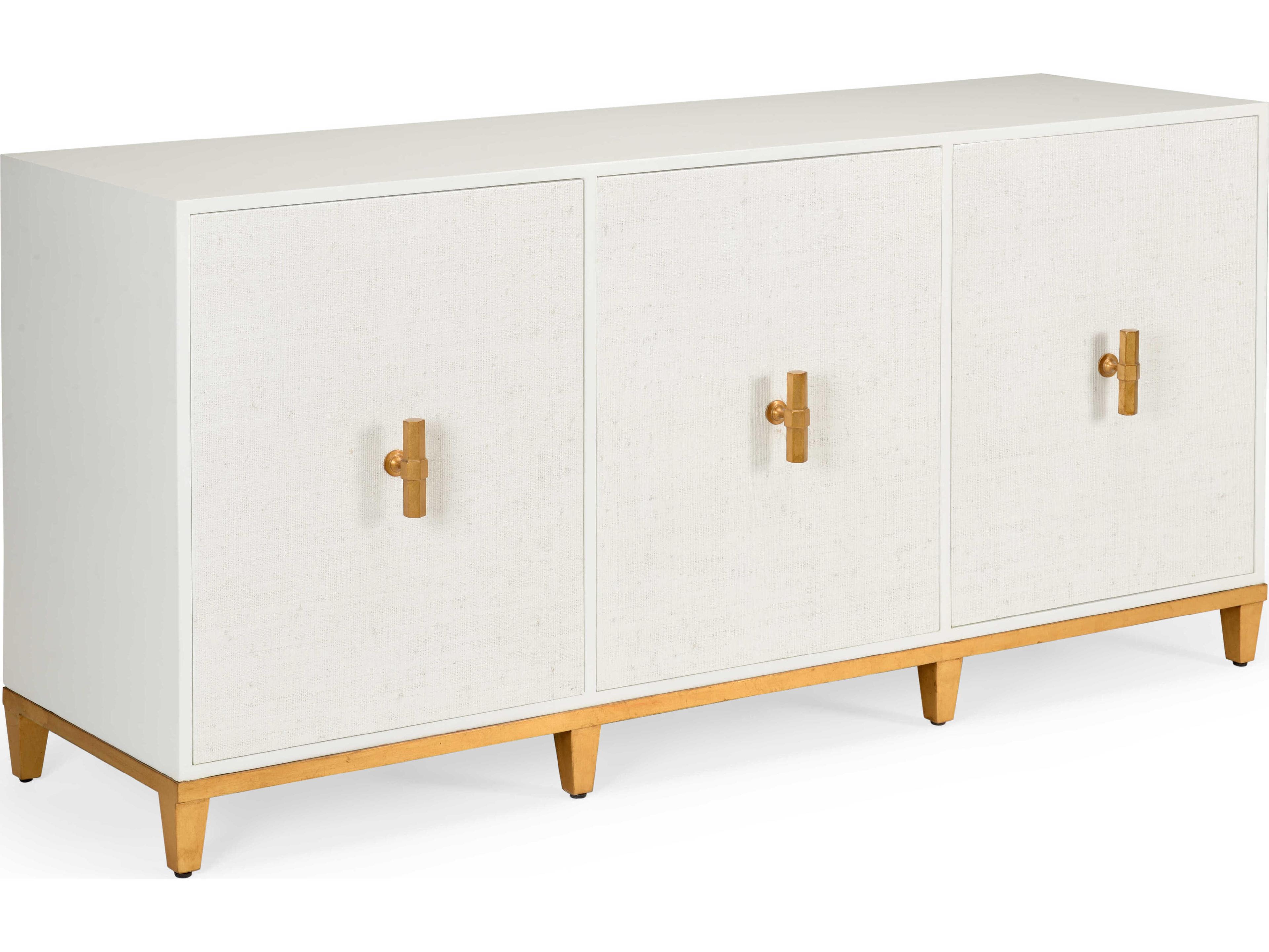 Chelsea House Claire Bell Avery Rectangular Wood Console - White