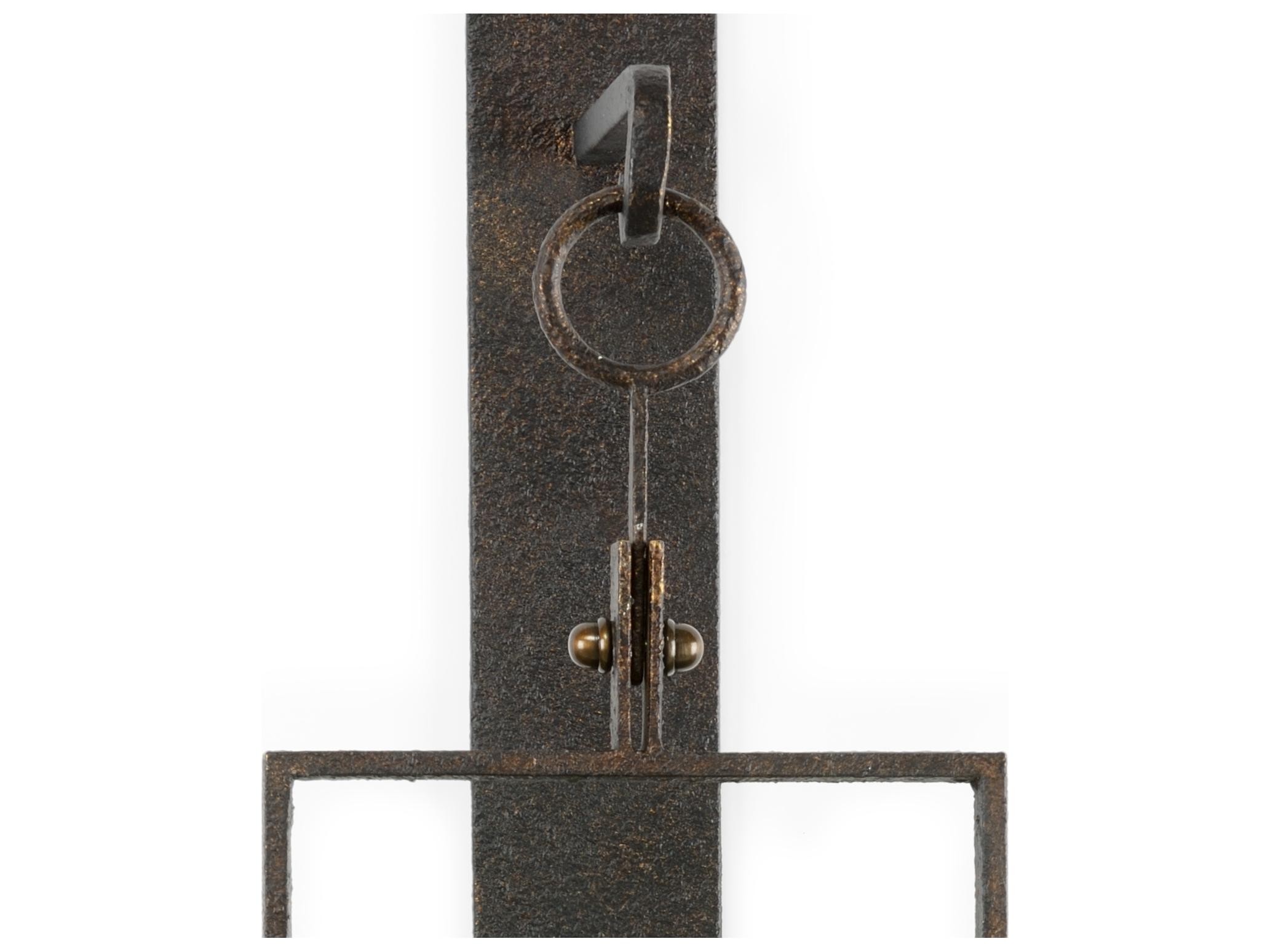 Chelsea House Pam Cain Brown Bronze Wall Sconce