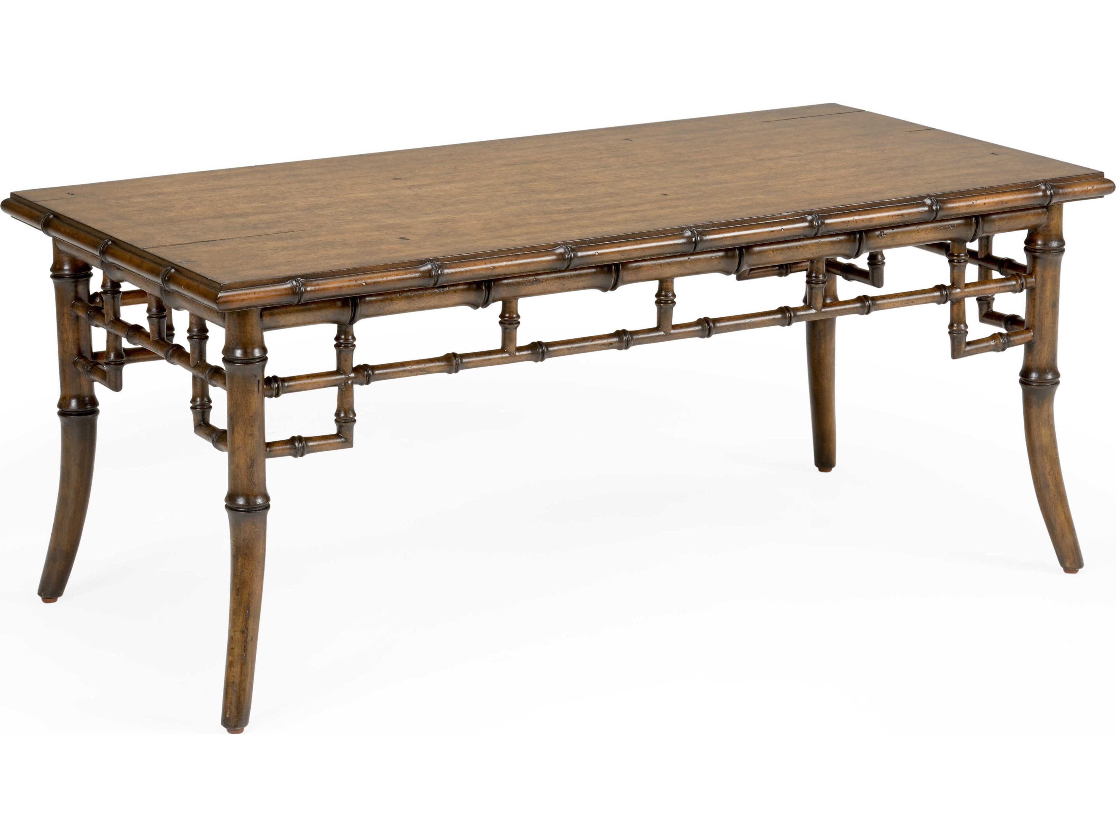 Chelsea House Sheraton Bamboo Rectangular Brown Coffee Table