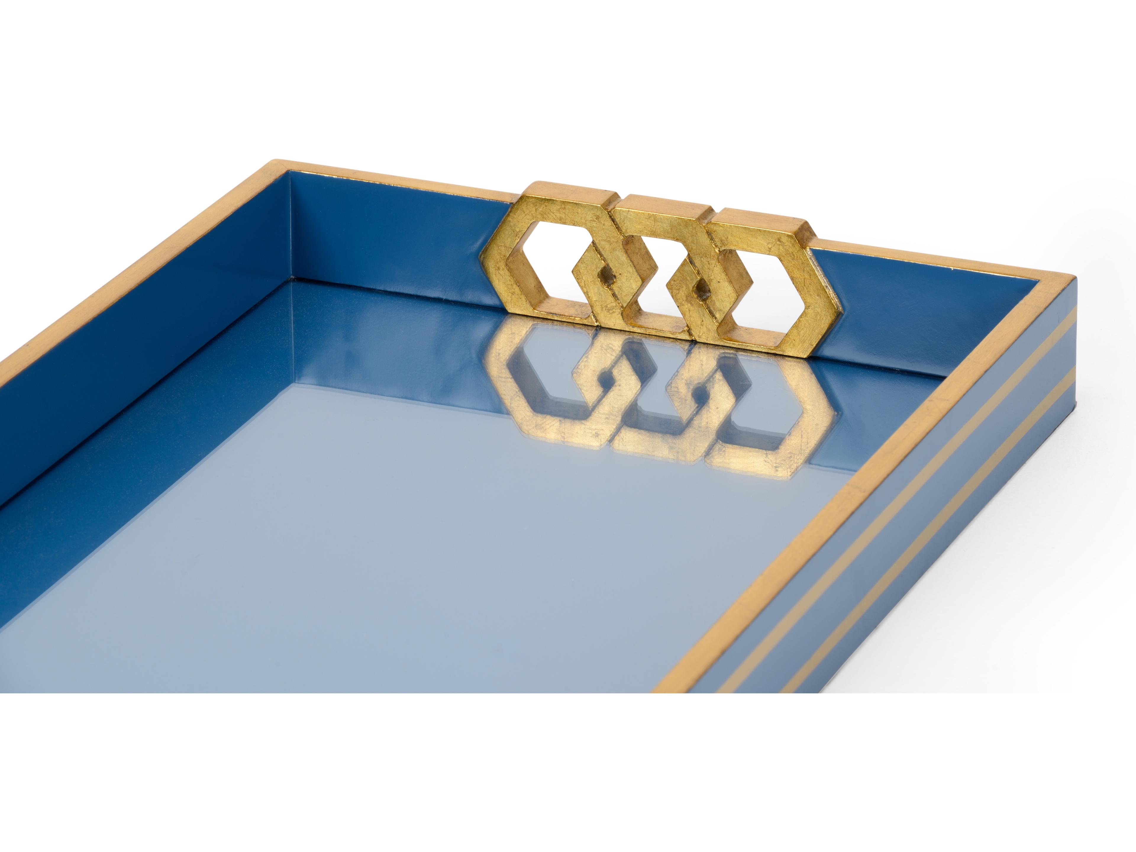 Chelsea House Shayla Copas Copas Serving Tray - Blue