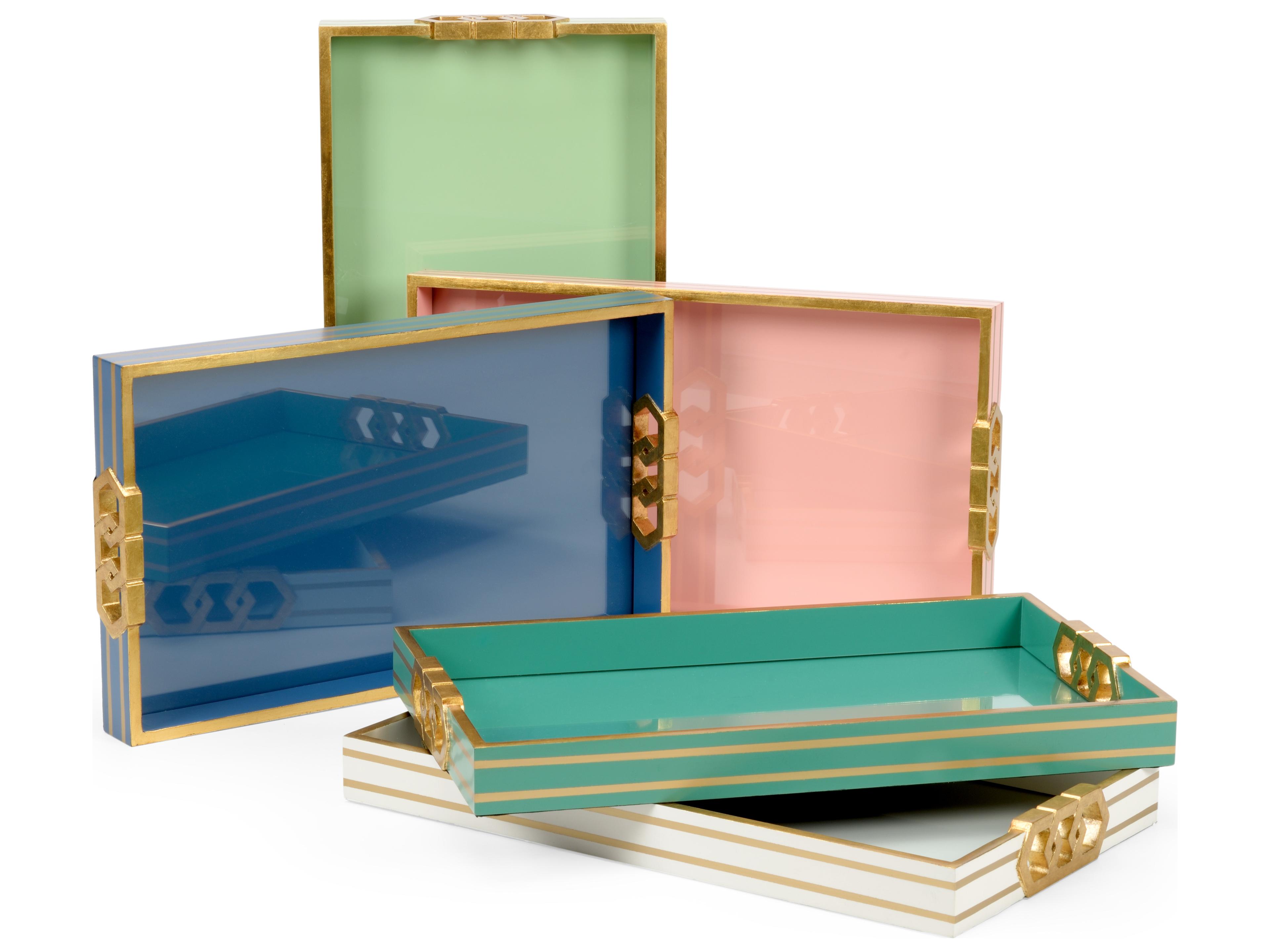 Chelsea House Shayla Copas Copas Serving Tray - Blue