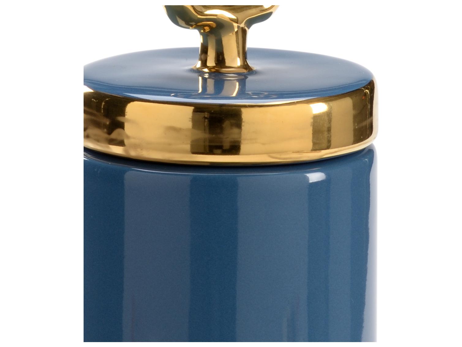 Chelsea House Claire Bell French Blue Lidded Jar