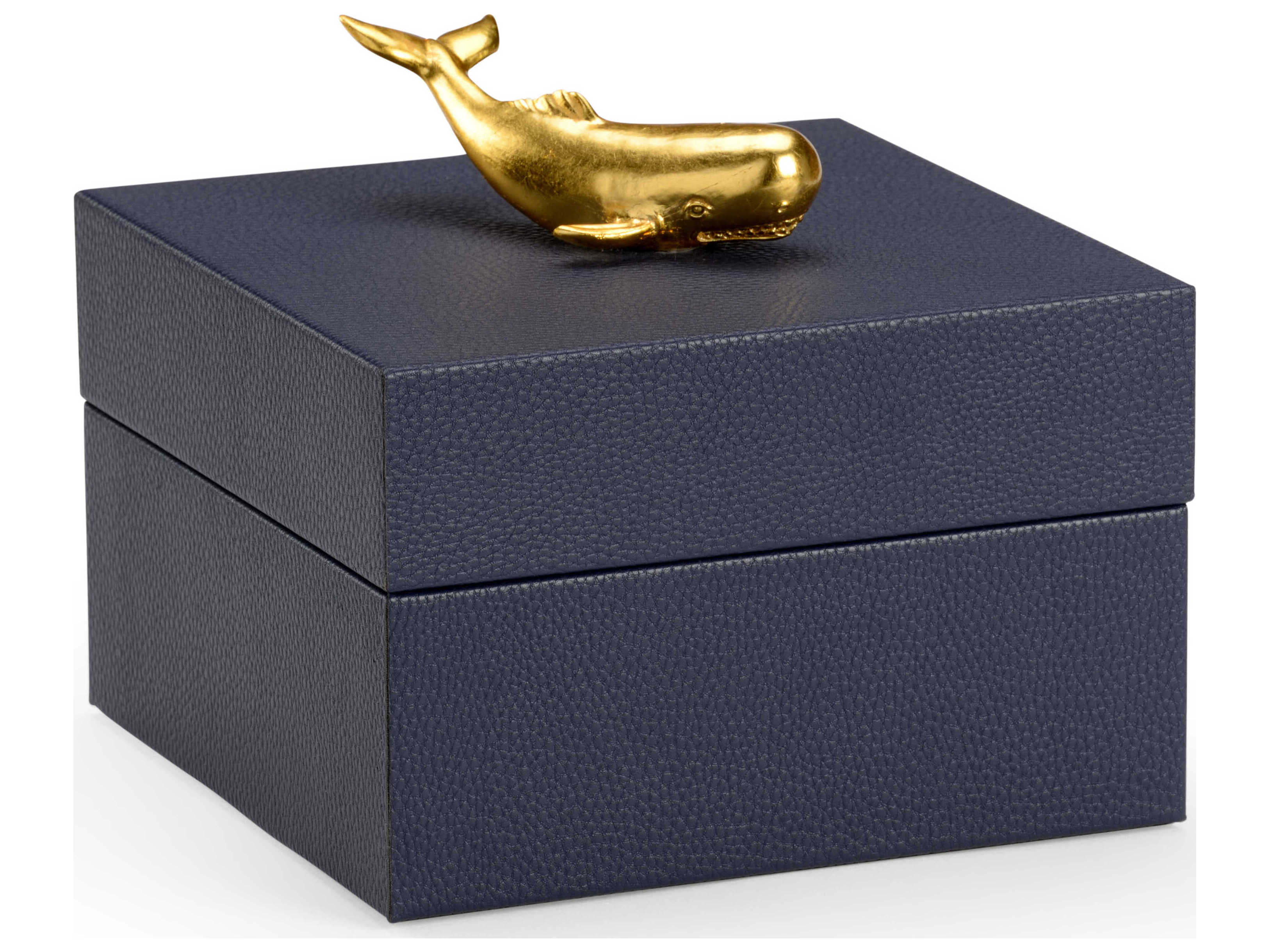 Chelsea House Pam Cain William Whale Box - Navy