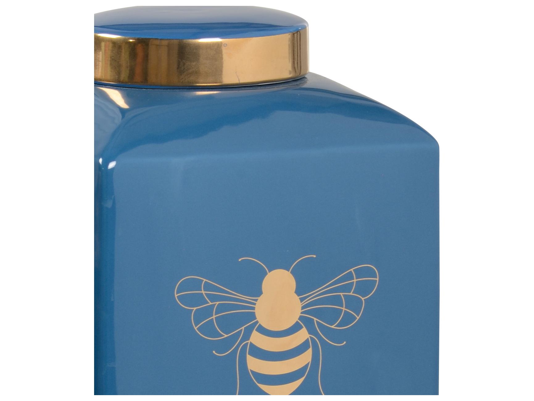 Chelsea House Shayla Copas Bee Gracious Ginger Jar - Blue