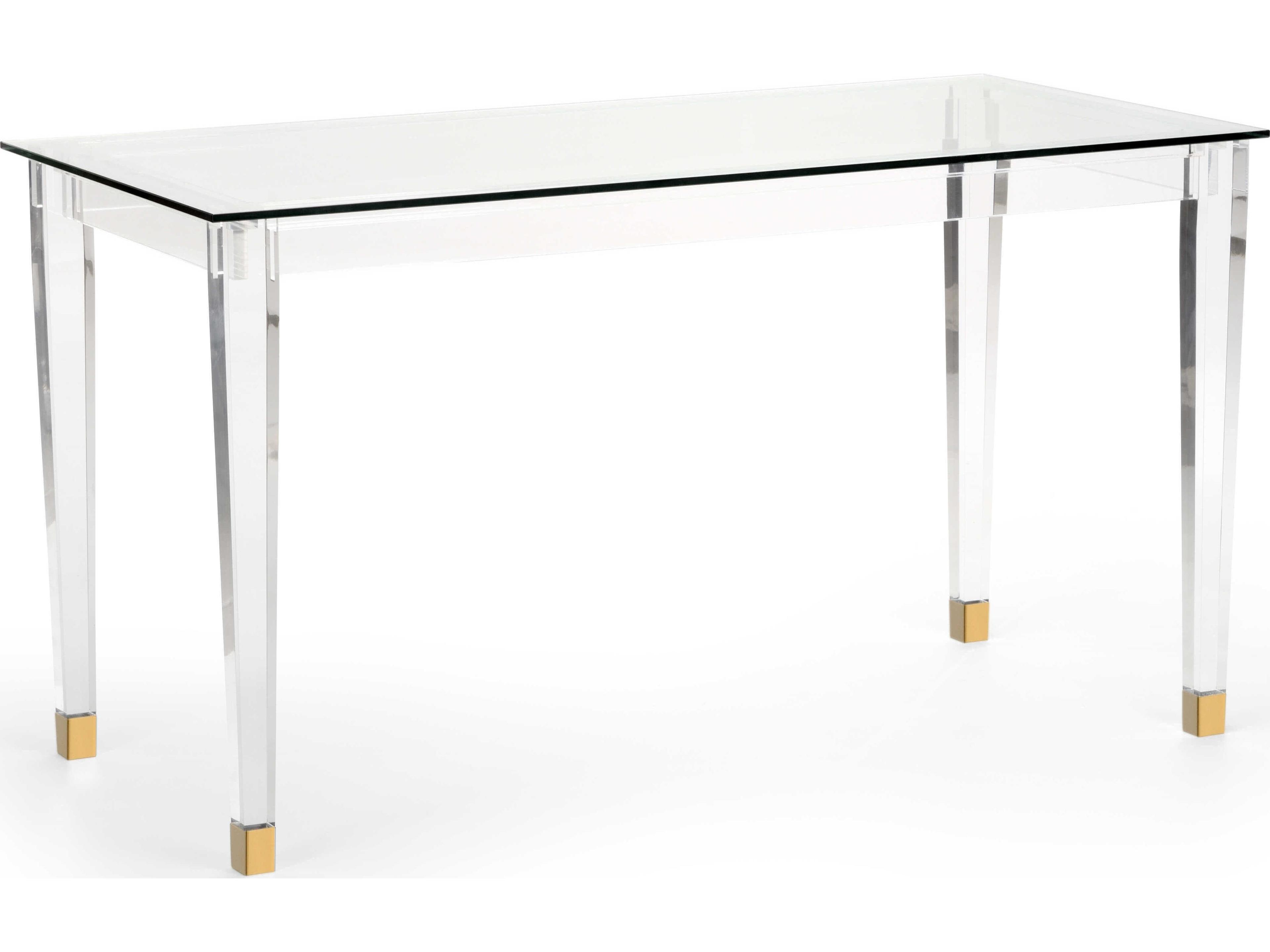 Chelsea House Clear Gold Writing Desk