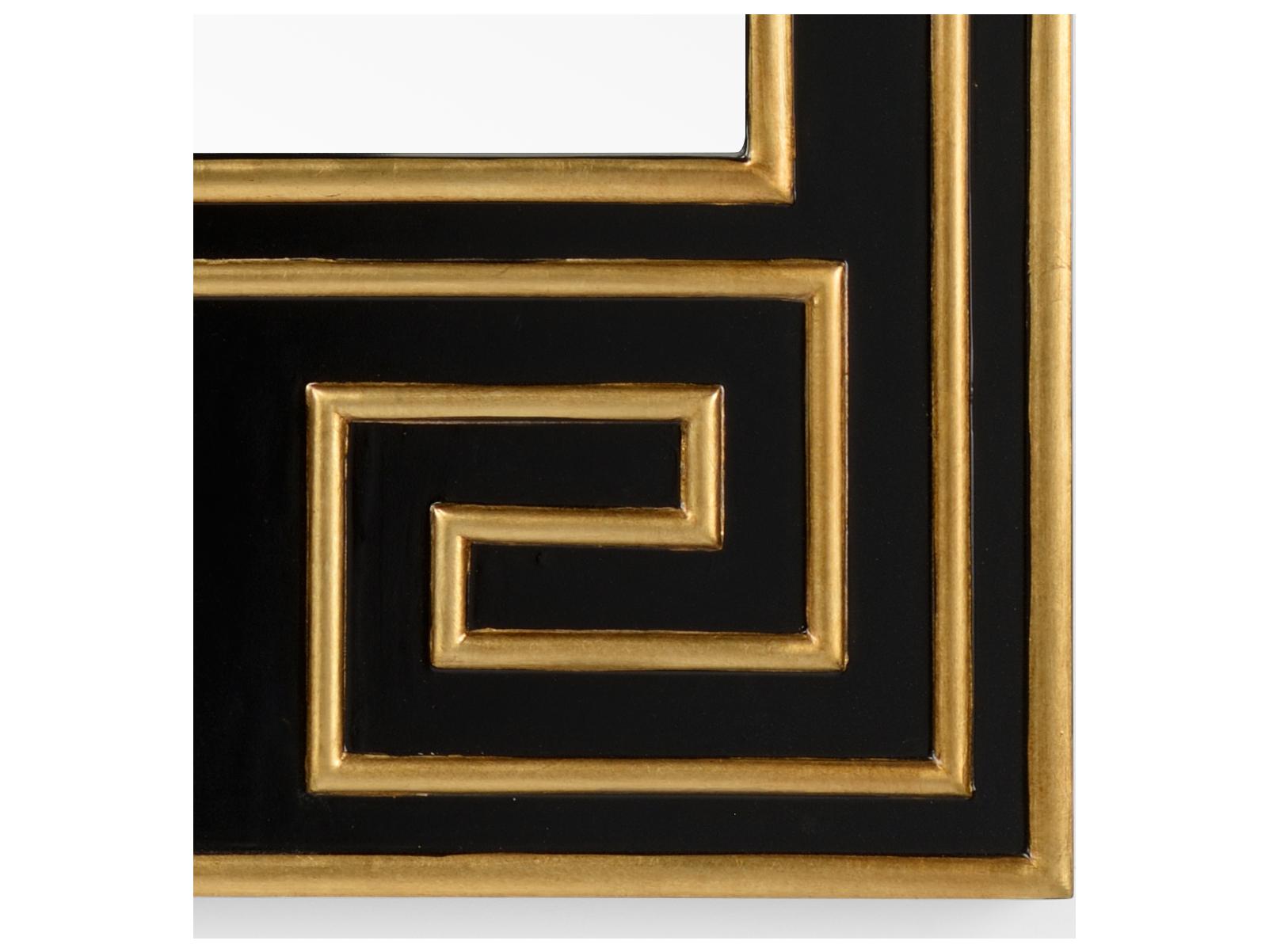 Chelsea House Bradshaw Orrell Greek Hall Mirror - Black