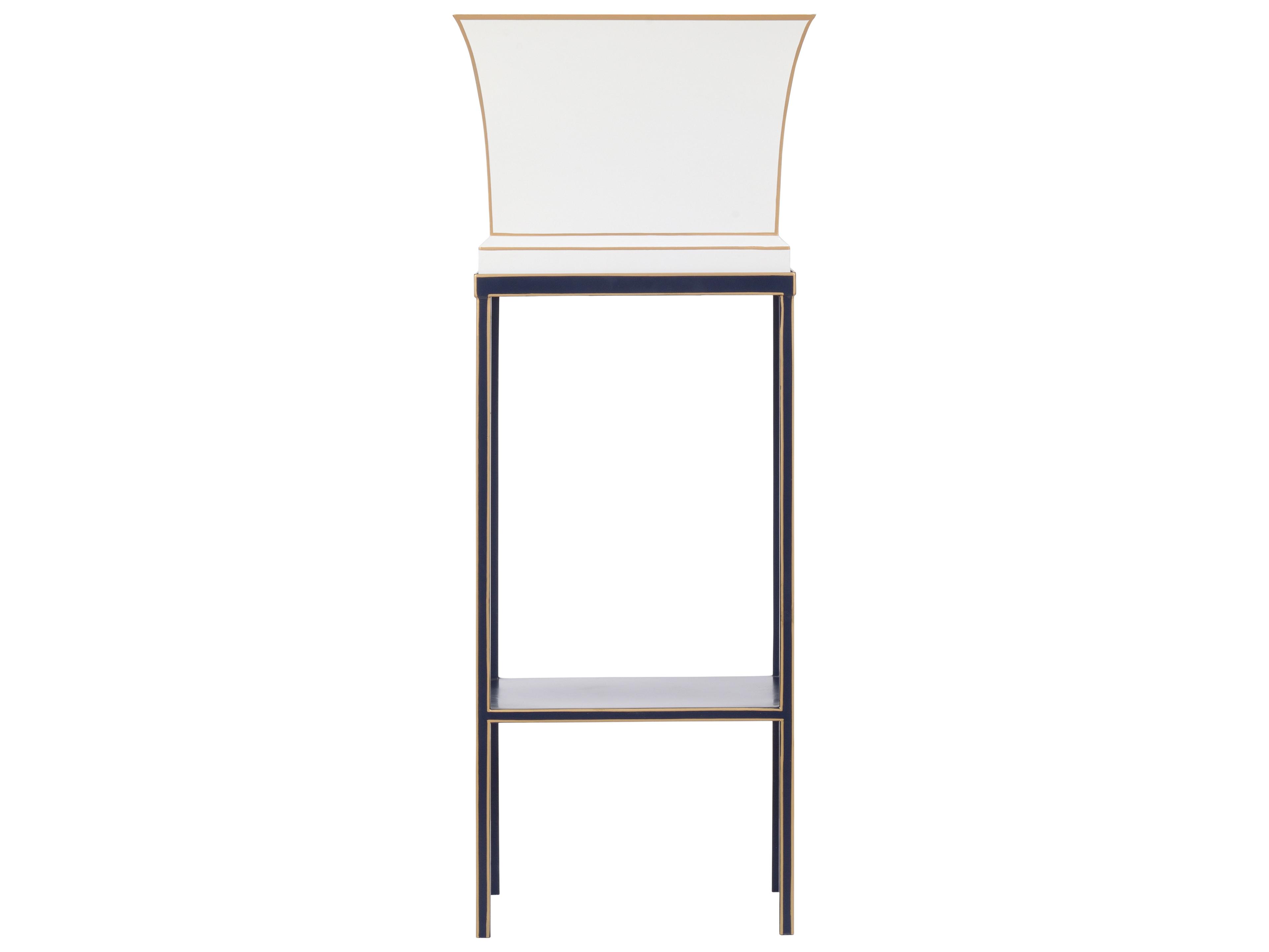 Chelsea House Pam Cain Morrow Tole Planter - Navy