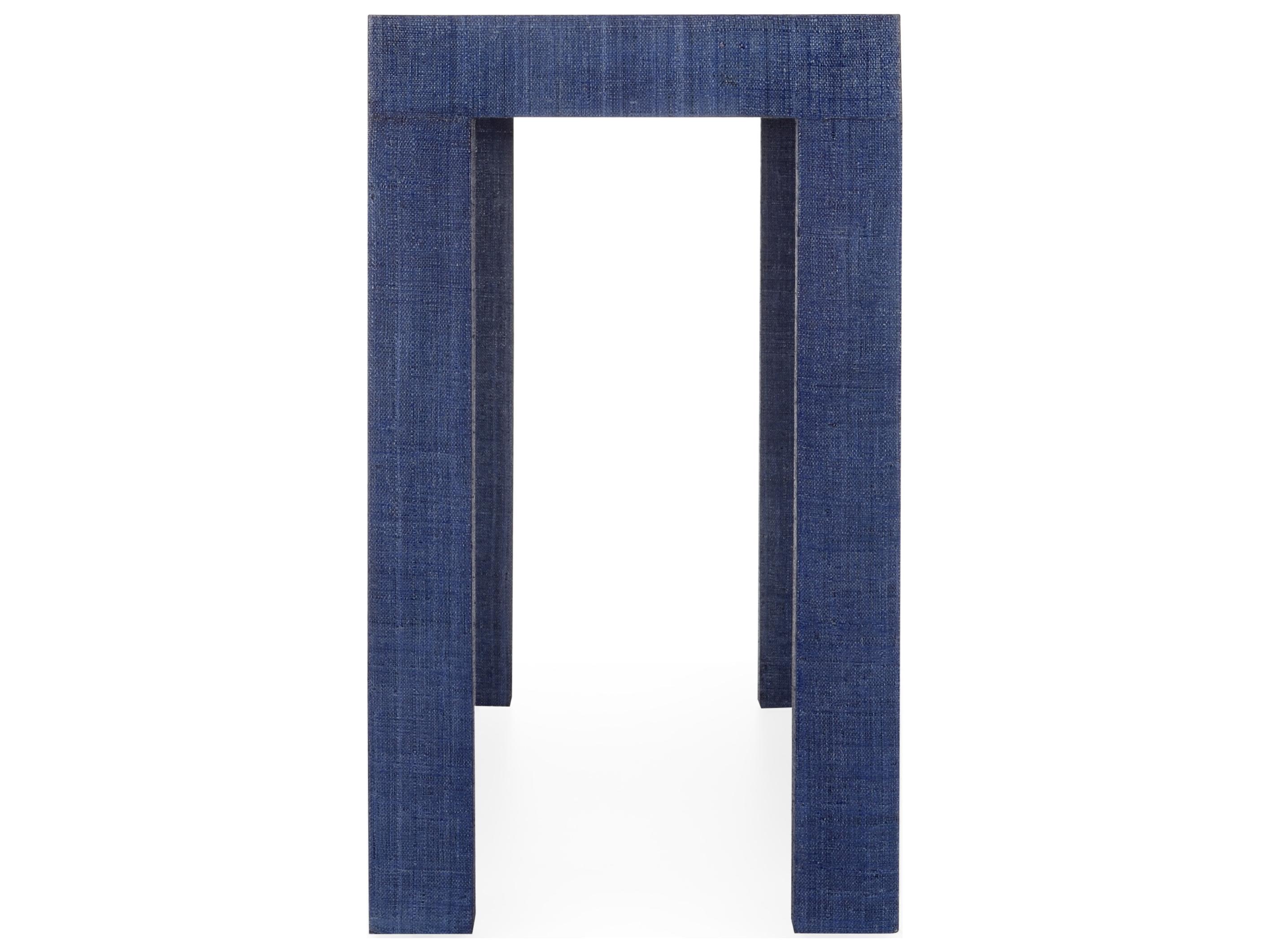 Chelsea House Jamie Merida Sanibel Rectangular Fabric Console - Blue