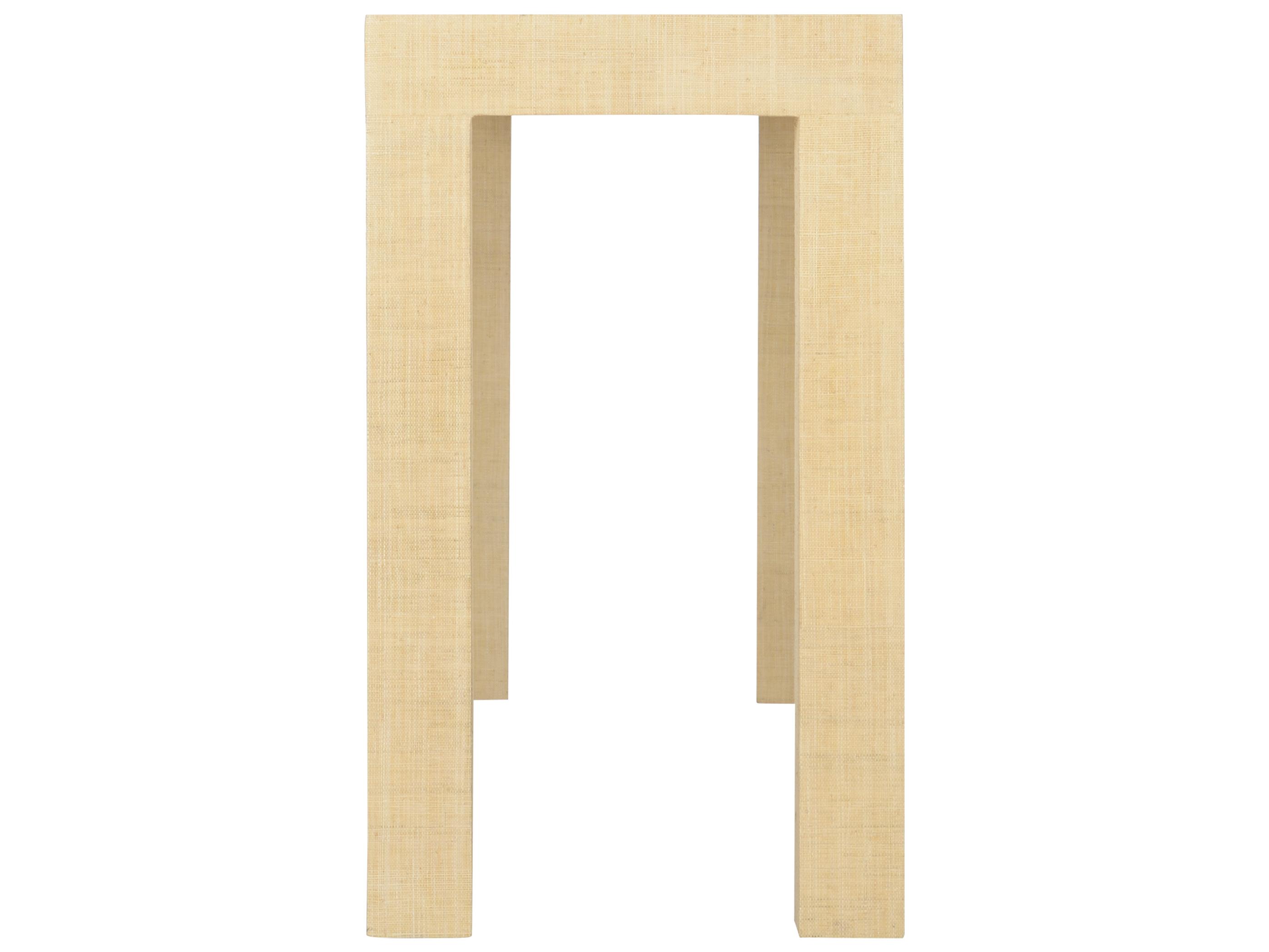 Chelsea House Jamie Merida Sanibel Rectangular Fabric Console - Natural