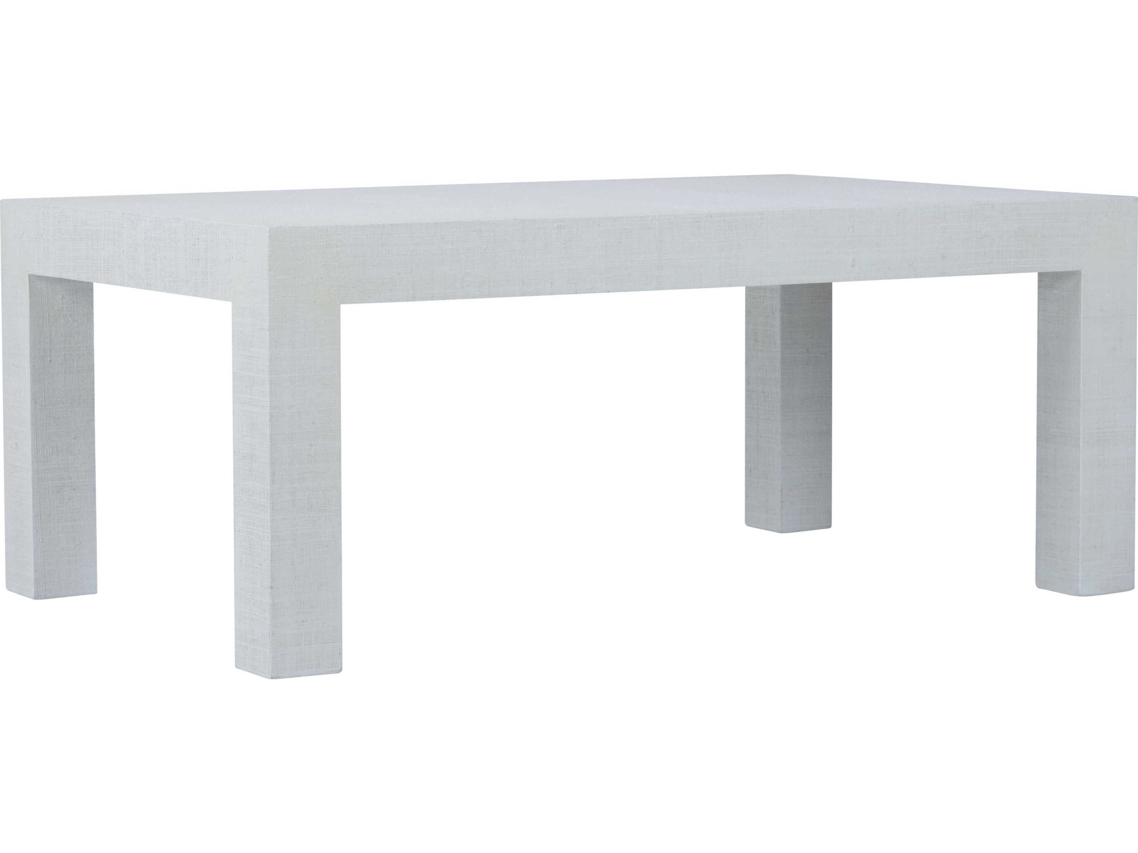 Chelsea House Jamie Merida Sanibel Rectangular Fabric Coffee Table - White
