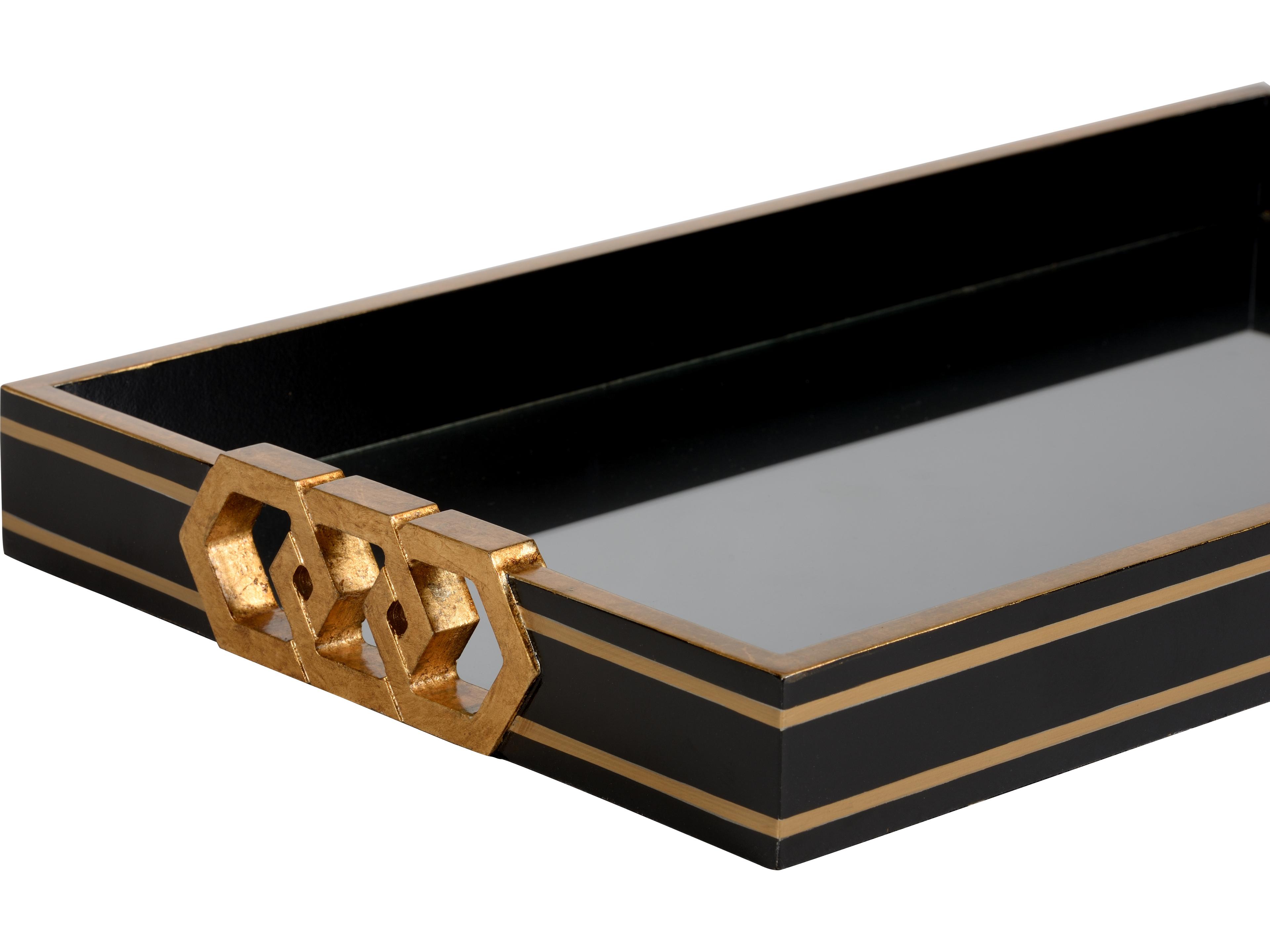 Chelsea House Shayla Copas Copas Serving Tray - Black