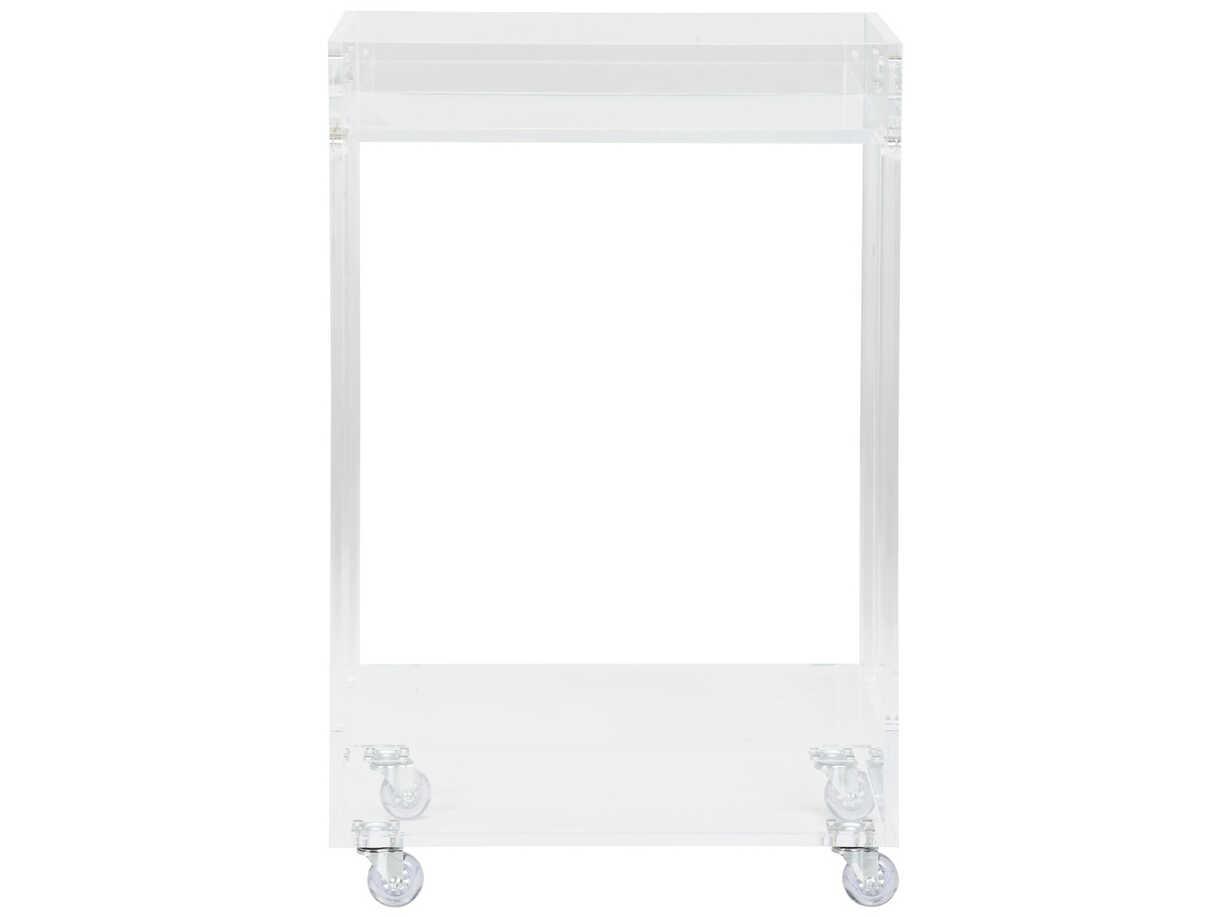 Chelsea House Bertie Clear Bar Cart