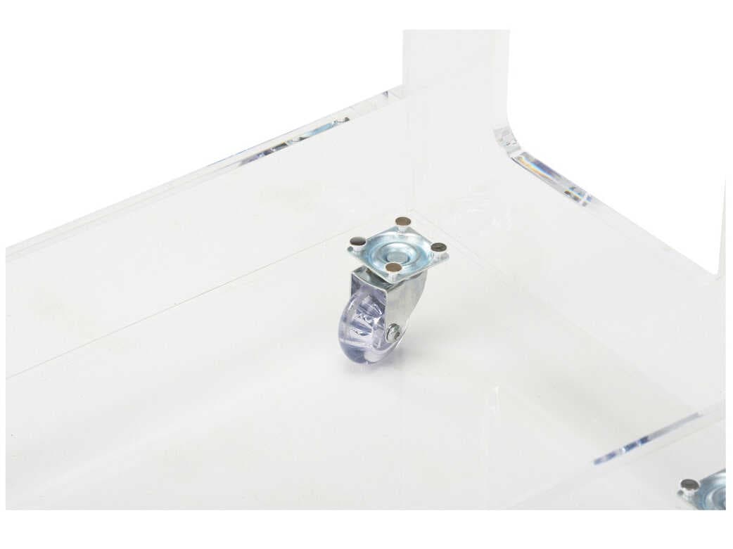 Chelsea House Bertie Clear Bar Cart