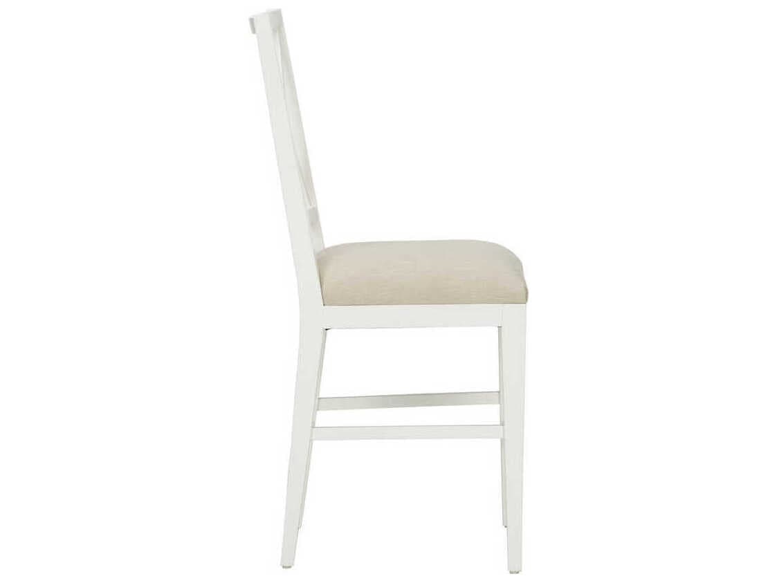 Chelsea House Austin White Beige Upholstered Counter Stool