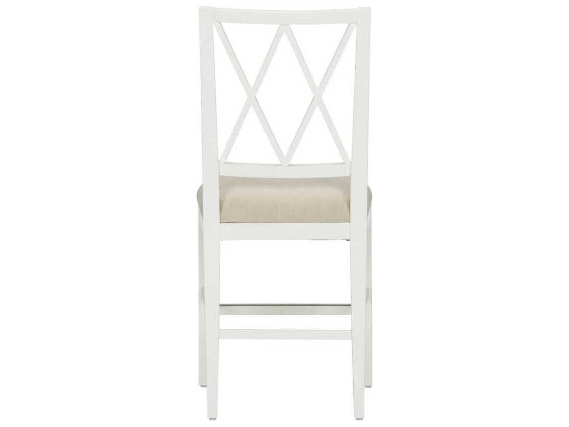 Chelsea House Austin White Beige Upholstered Counter Stool