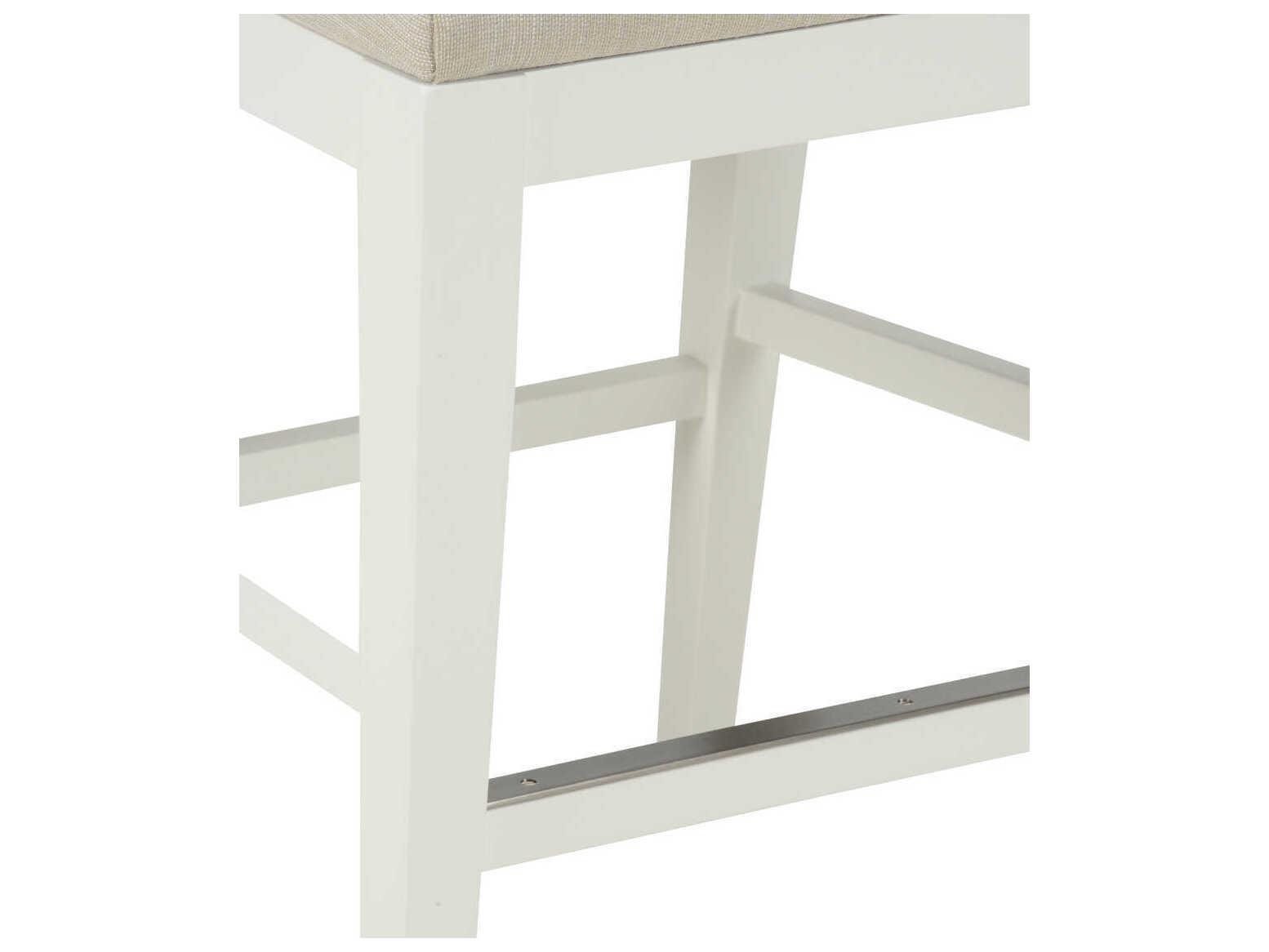 Chelsea House Austin White Beige Upholstered Counter Stool