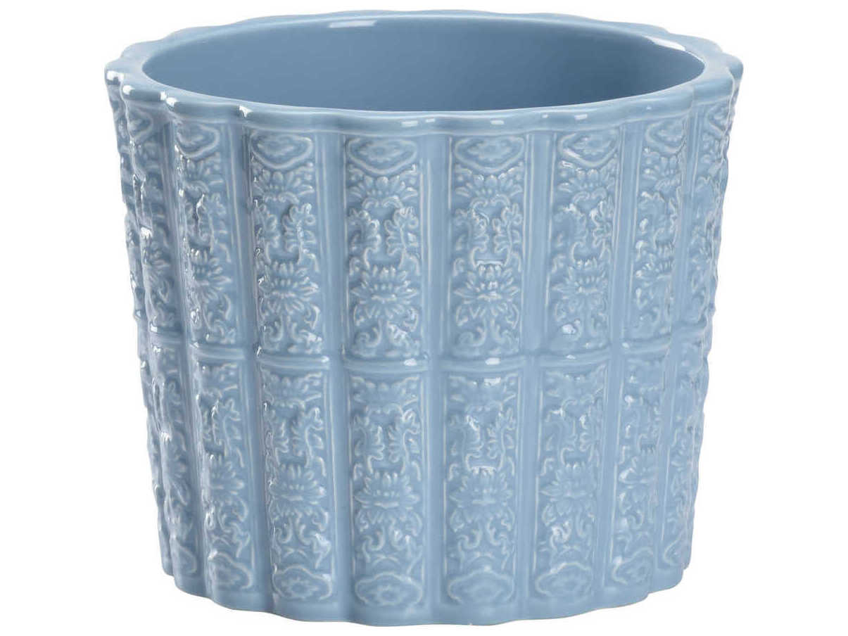 Chelsea House Sky Blue Brandywine Planter