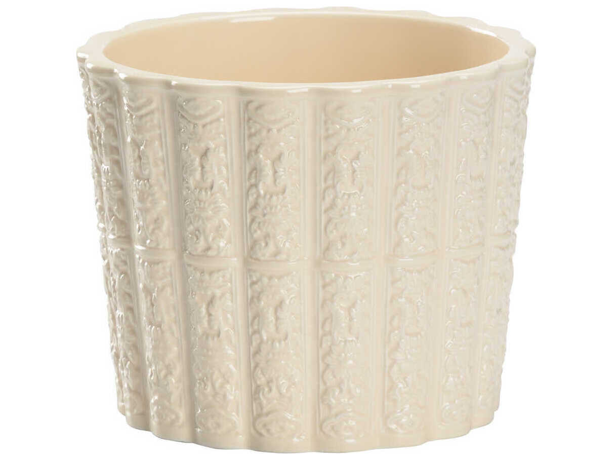 Chelsea House Cream Brandywine Planter