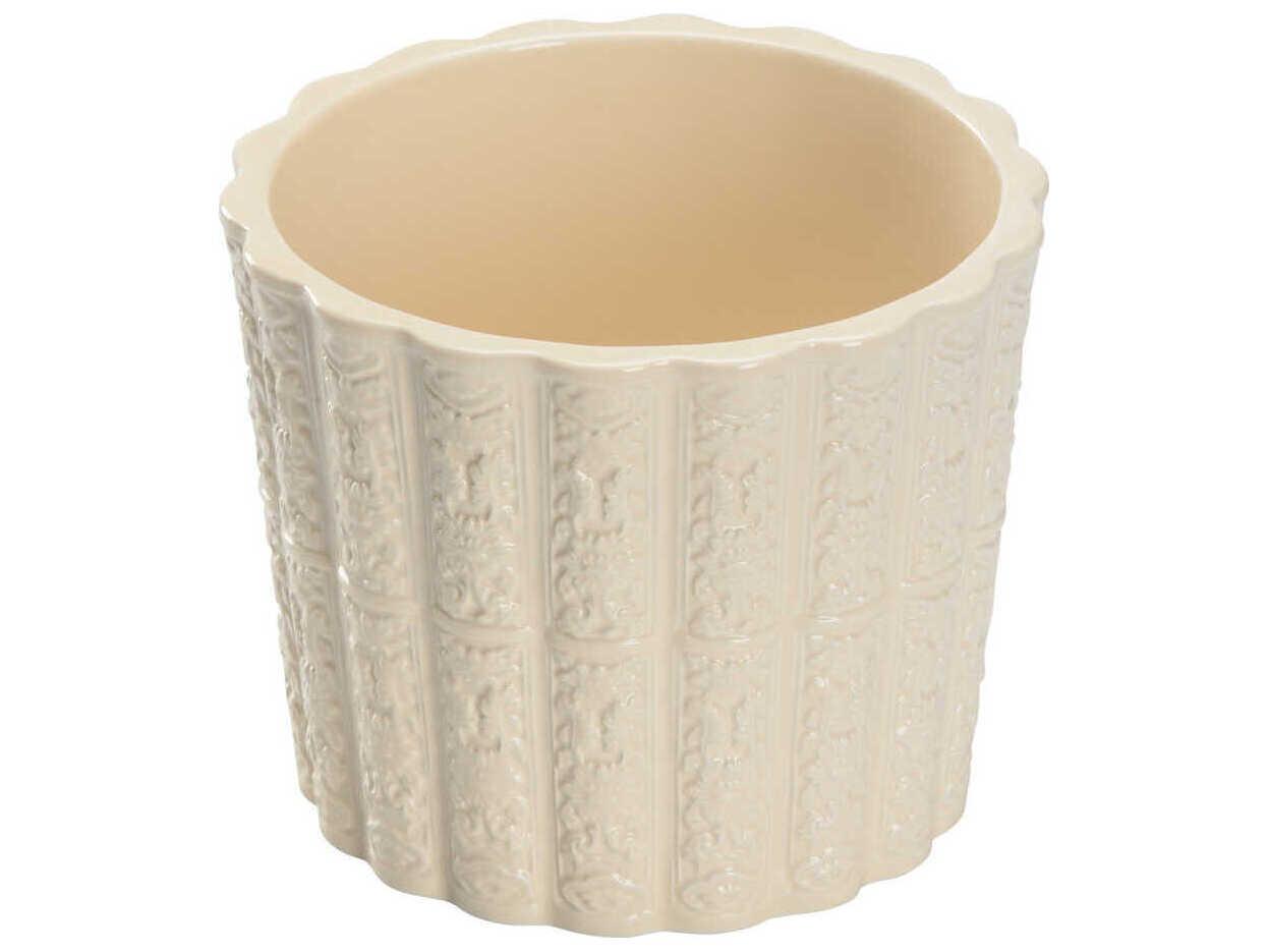 Chelsea House Cream Brandywine Planter