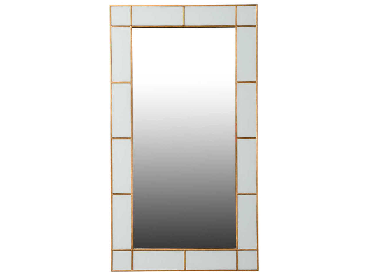 Chelsea House Herman Hesse Gold Leaf Rectangular Wall Mirror