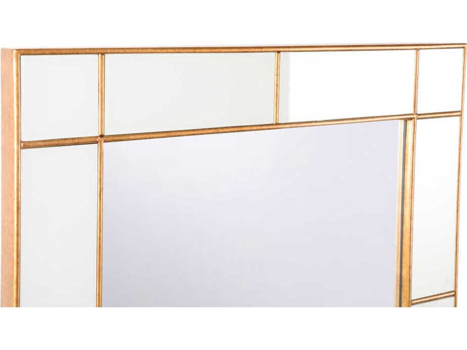 Chelsea House Herman Hesse Gold Leaf Rectangular Wall Mirror