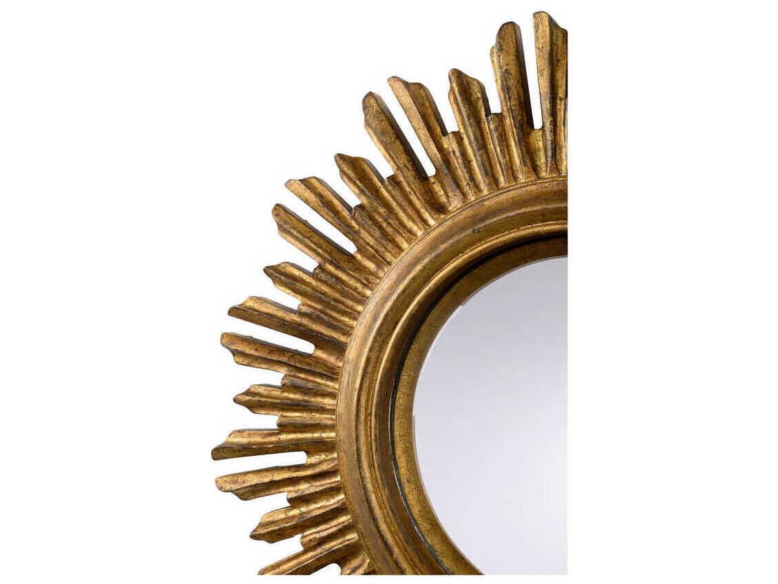 Chelsea House Lumiance Antique Gold Sunburst Wall Mirror