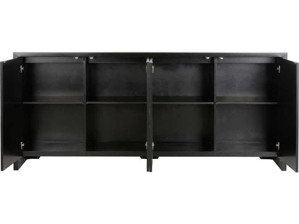 Chelsea House Crane 86" Black Sideboard
